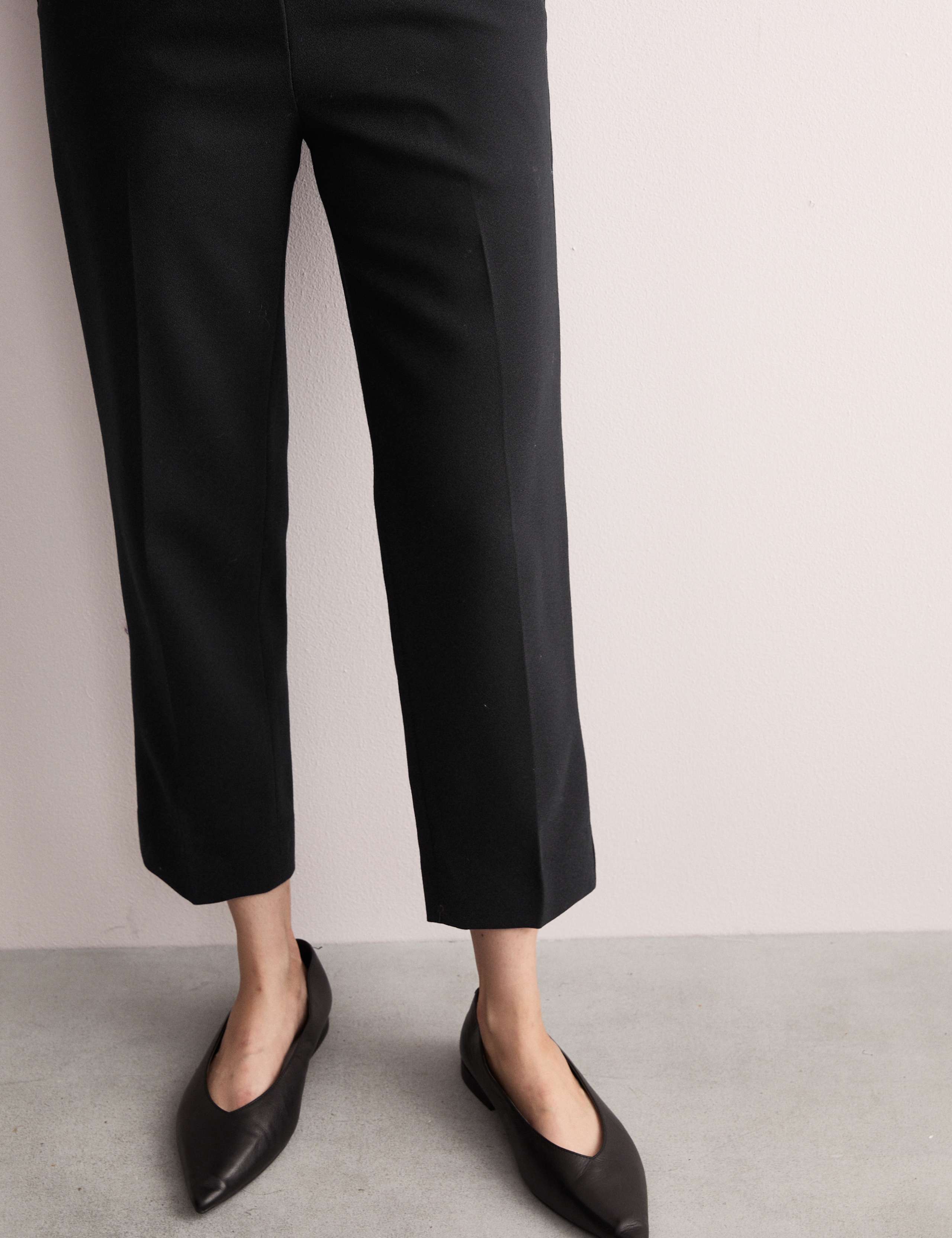 Pure Wool Tailored Ankle Grazer Trousers 3 of 8