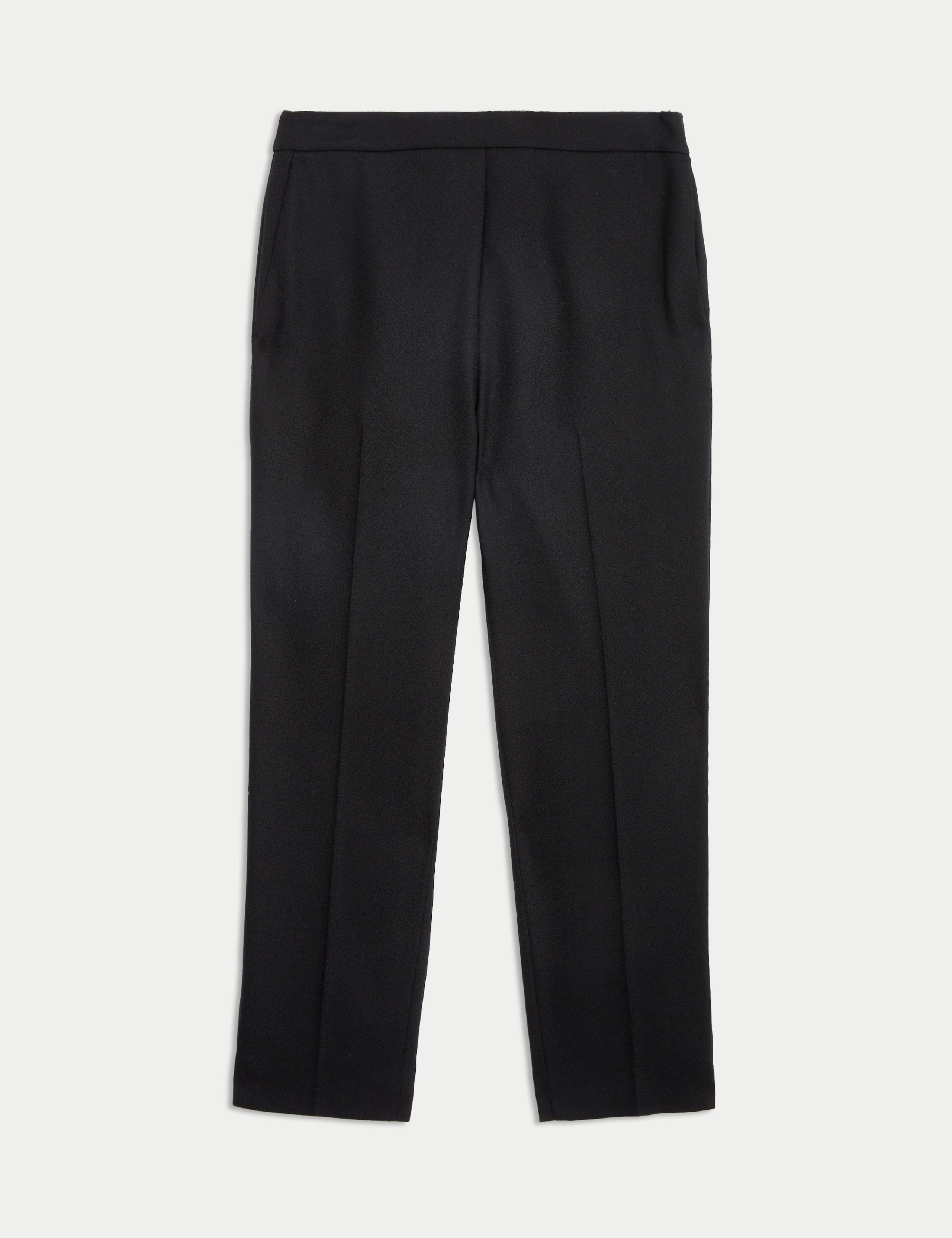 Pure Wool Tailored Ankle Grazer Trousers 2 of 8