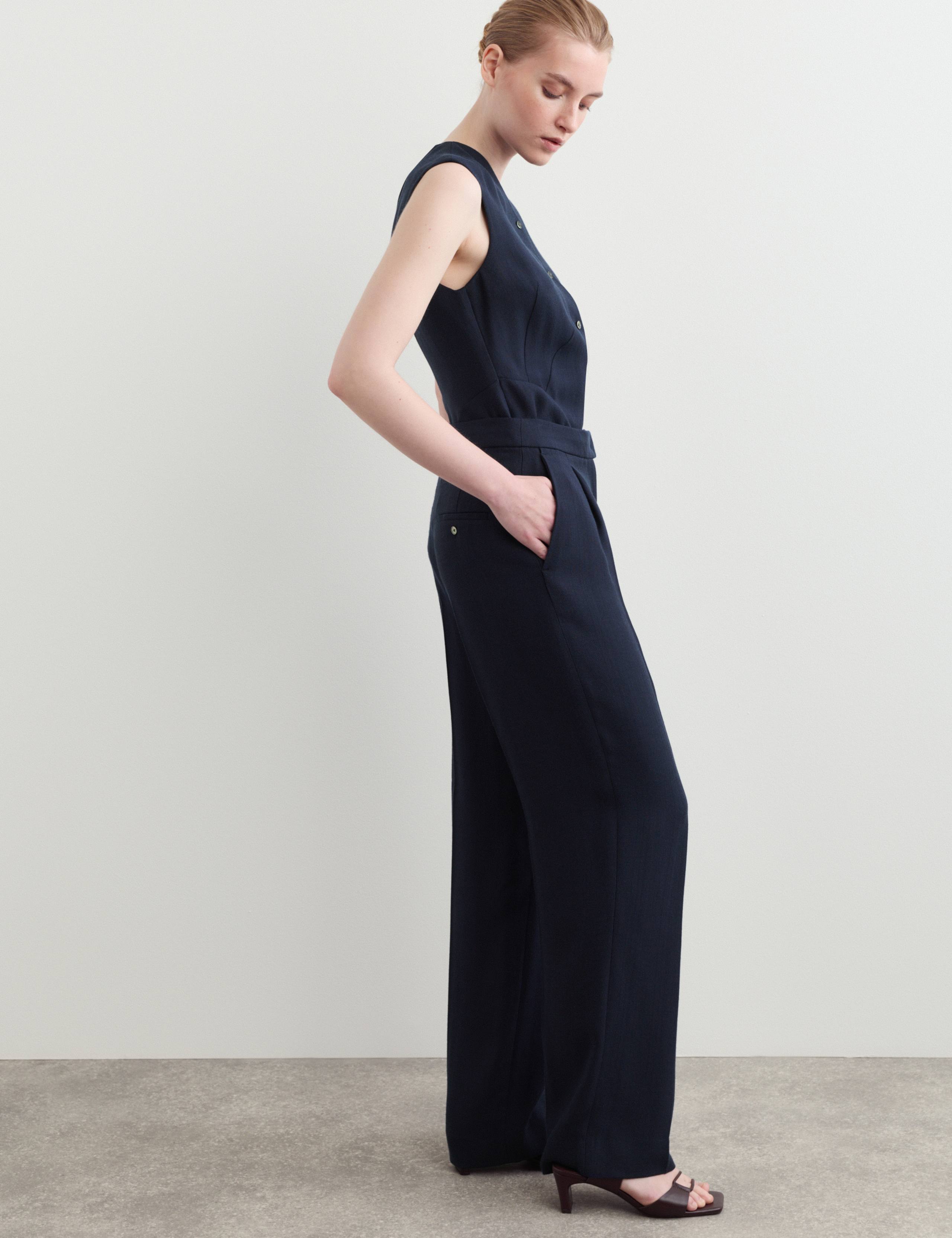 Textured Straight Leg Trousers 6 of 7