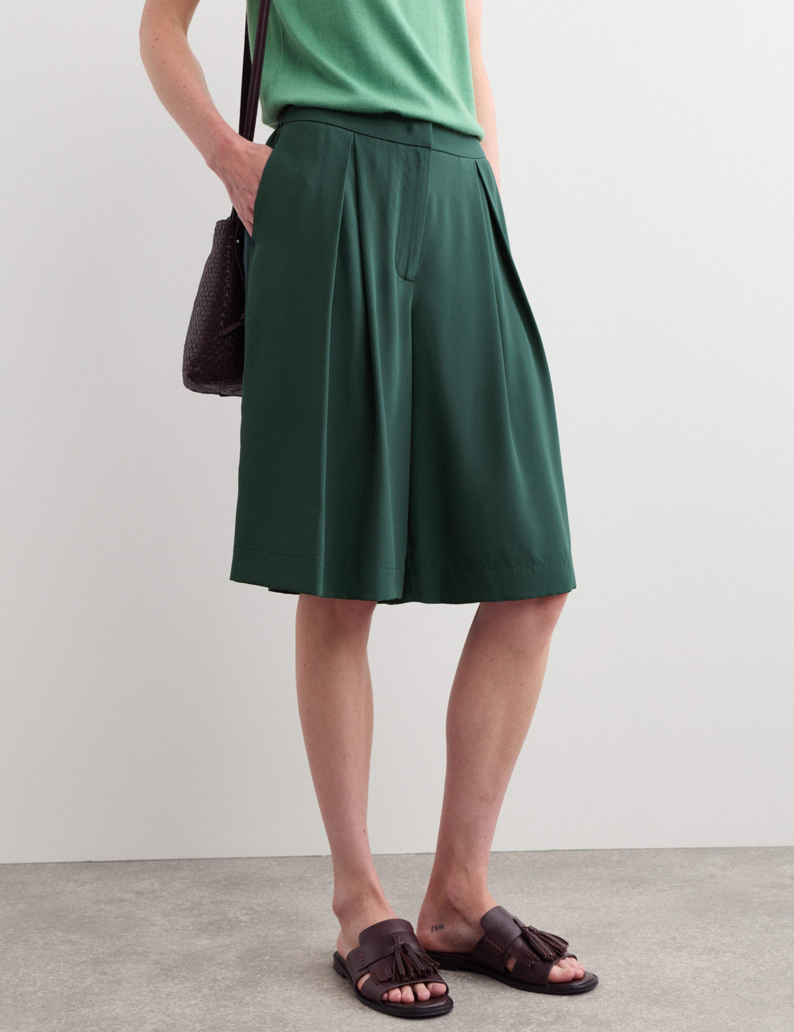 Pure Silk Knee Length Shorts 4 of 7