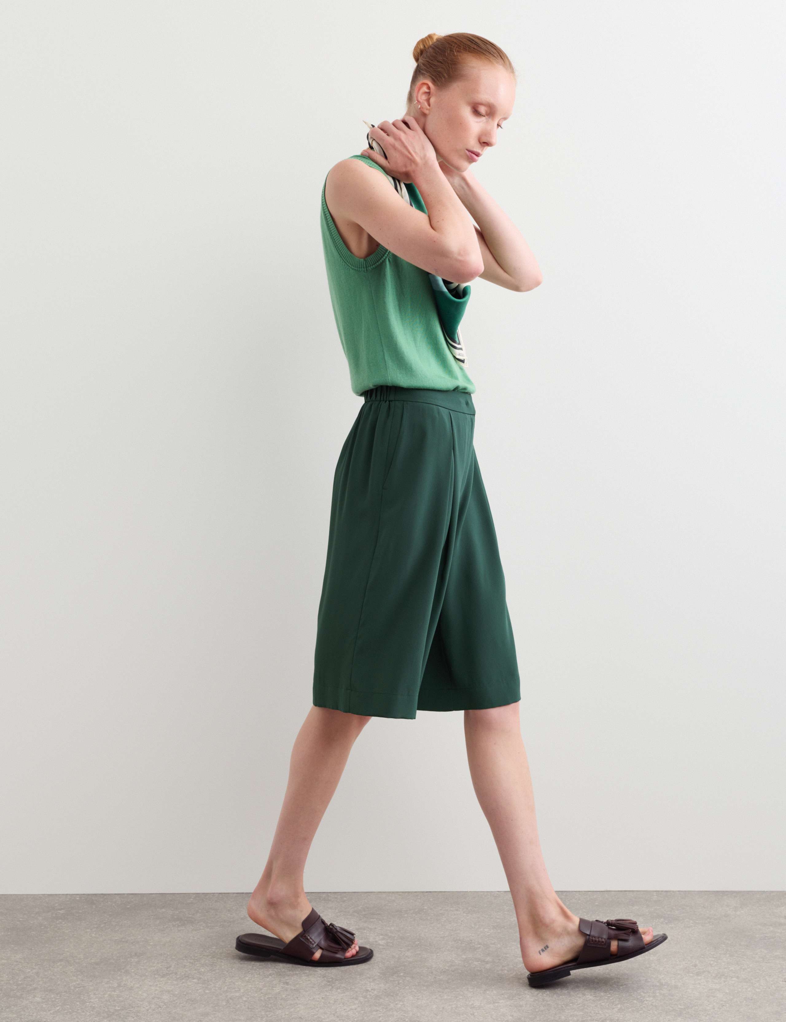 Pure Silk Knee Length Shorts 5 of 7