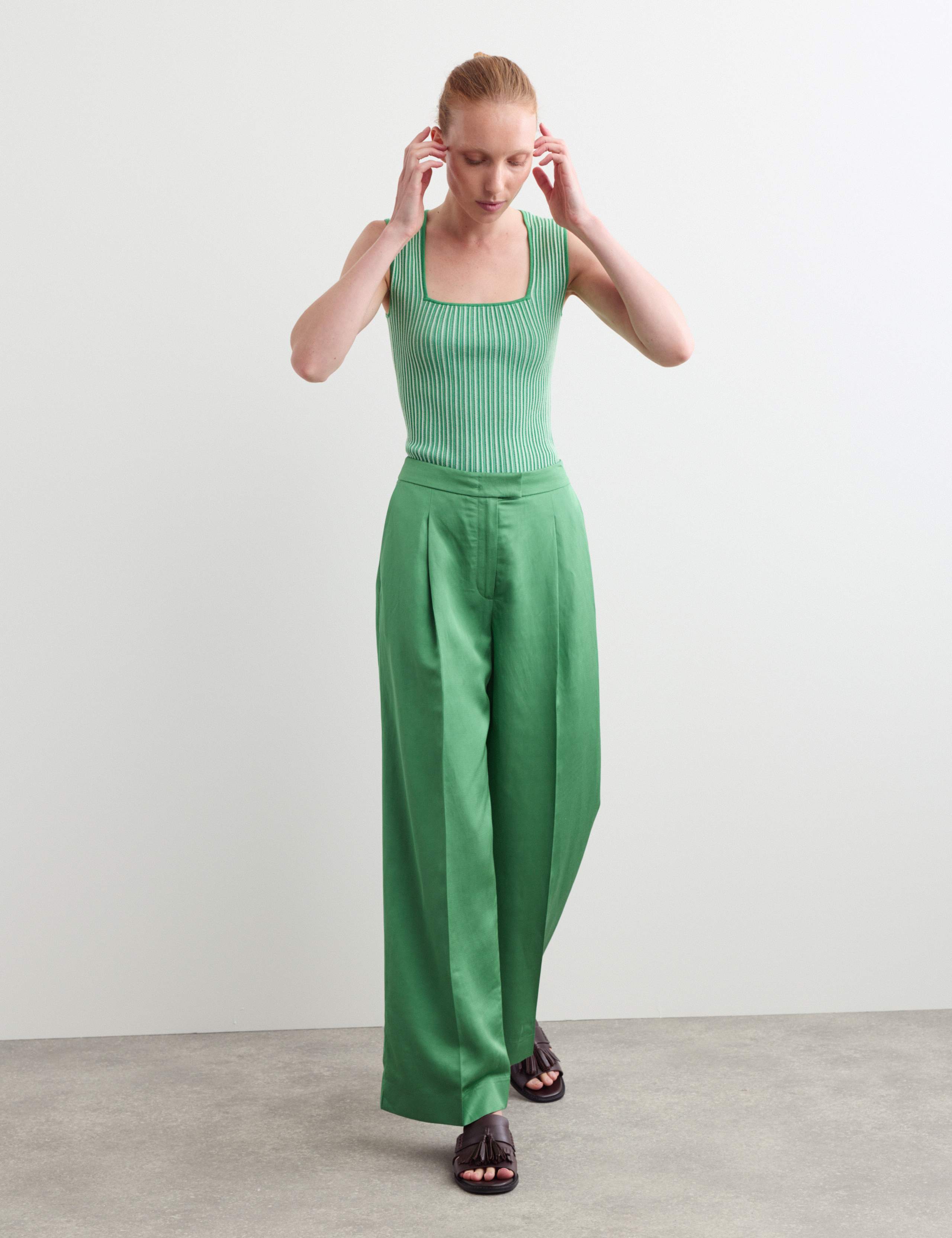 Straight Leg Trousers 1 of 7