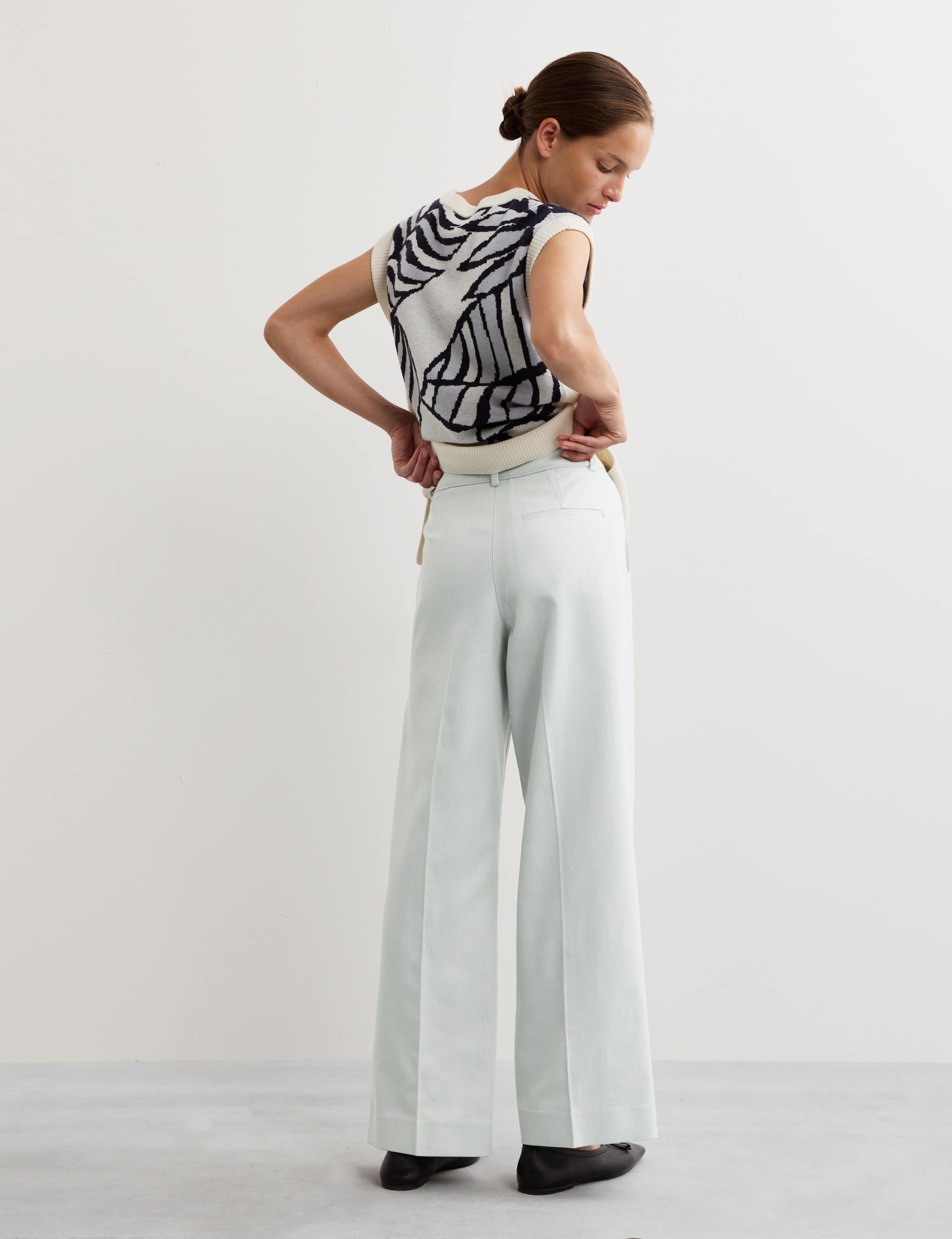 Denim Look Smart Trouser 6 of 7