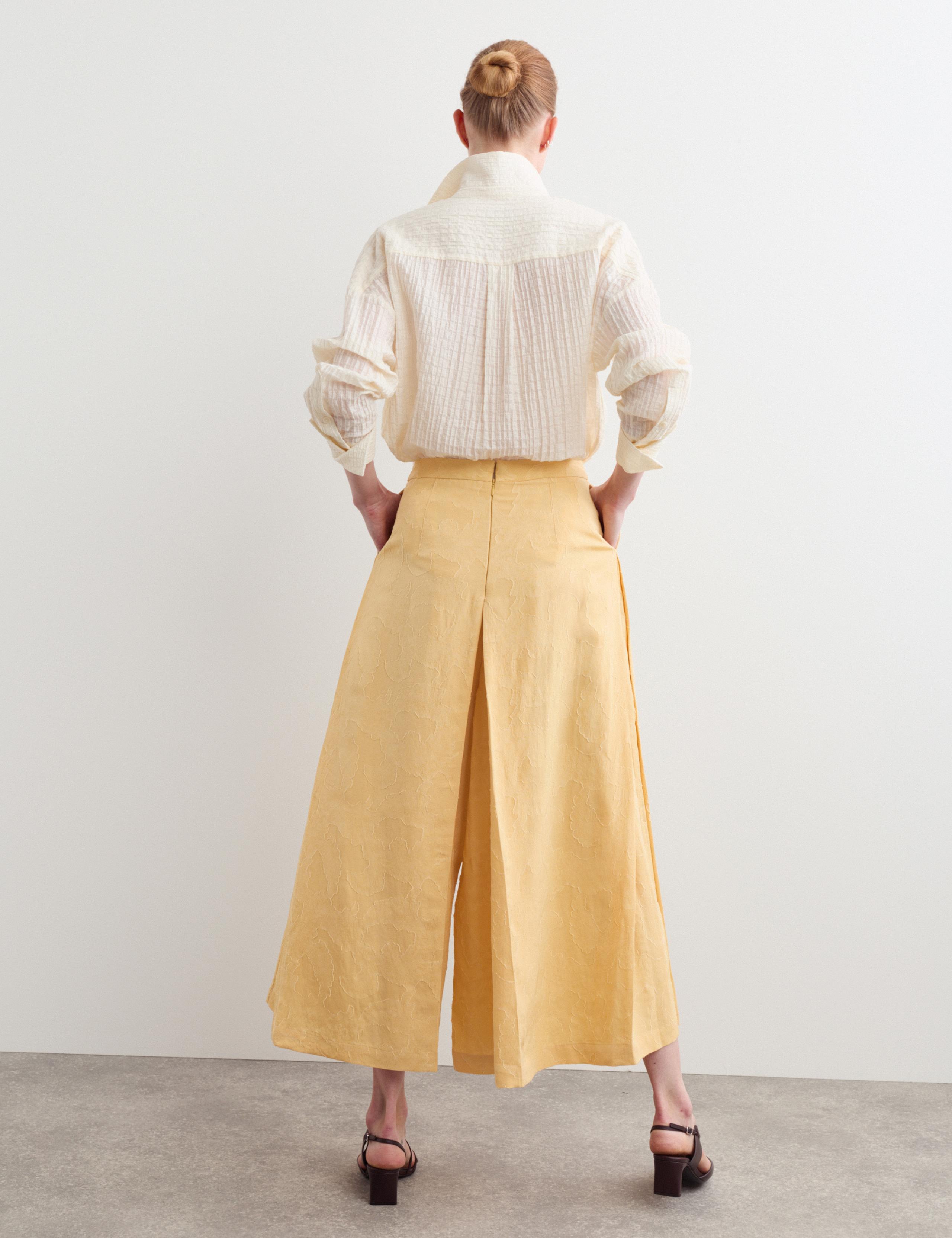 Floral Jacquard Wide Leg Culottes 7 of 7