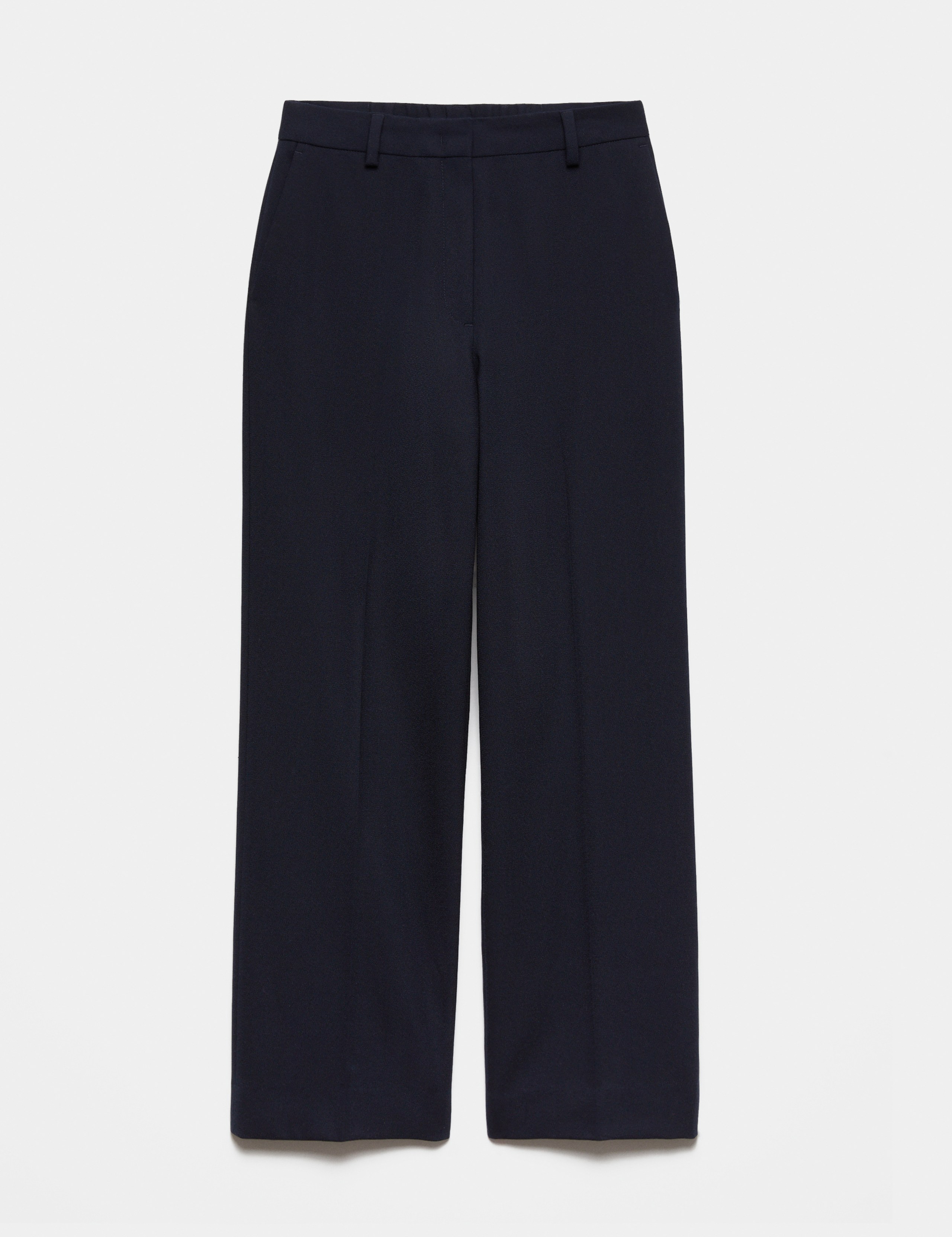 Pure Wool Straight Leg Trousers 2 of 7
