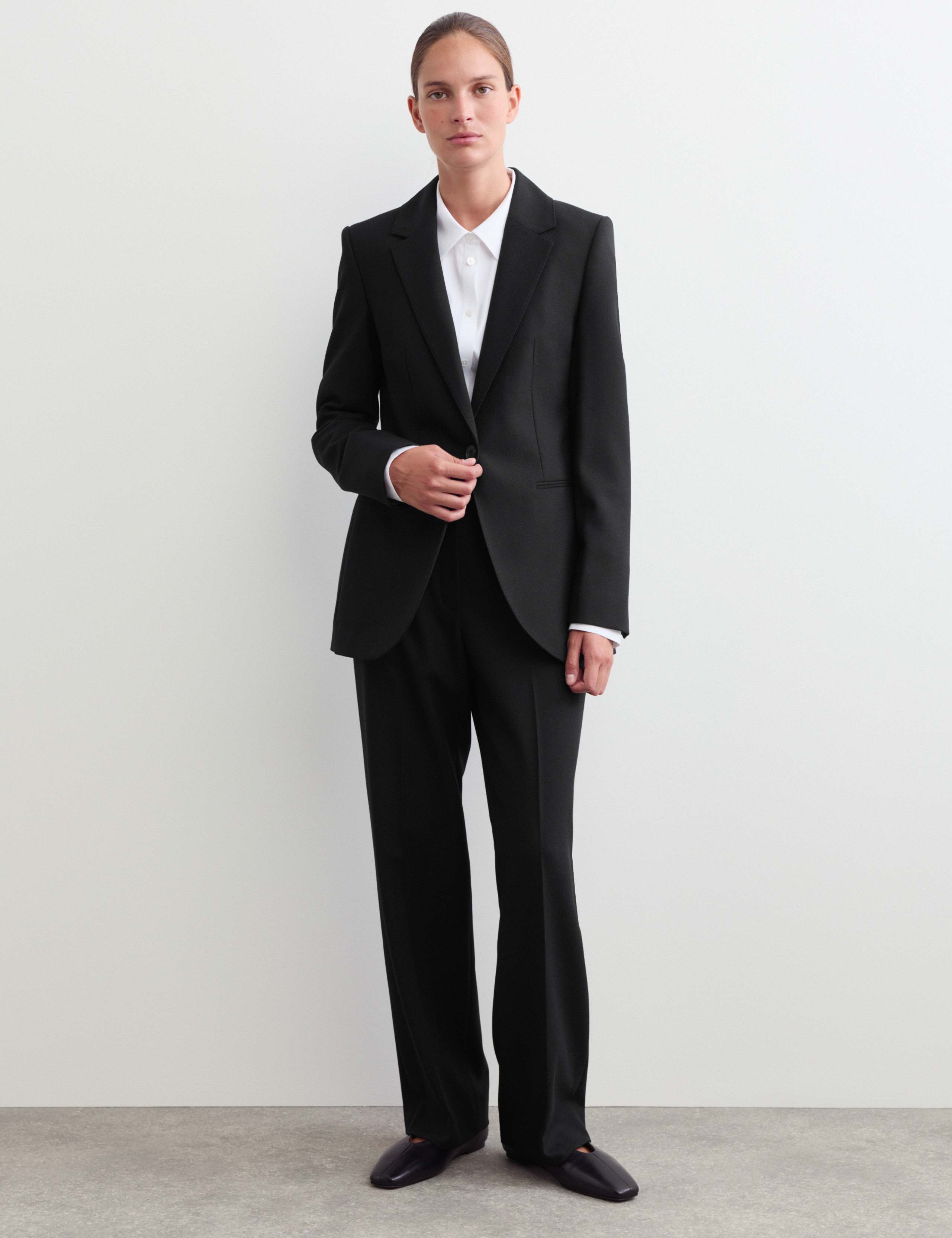 Pure Wool Straight Leg Trousers 7 of 7