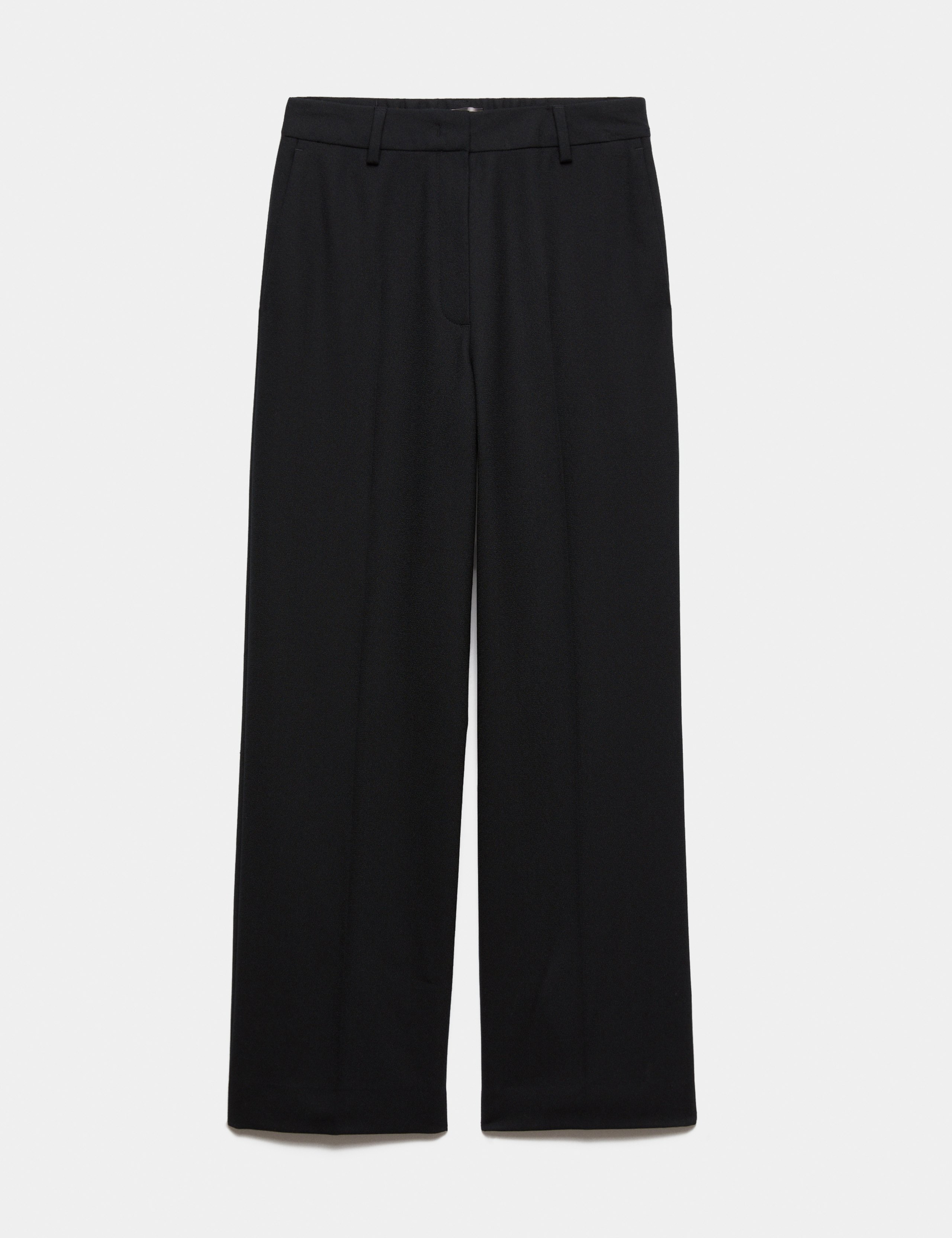 Pure Wool Straight Leg Trousers 2 of 7