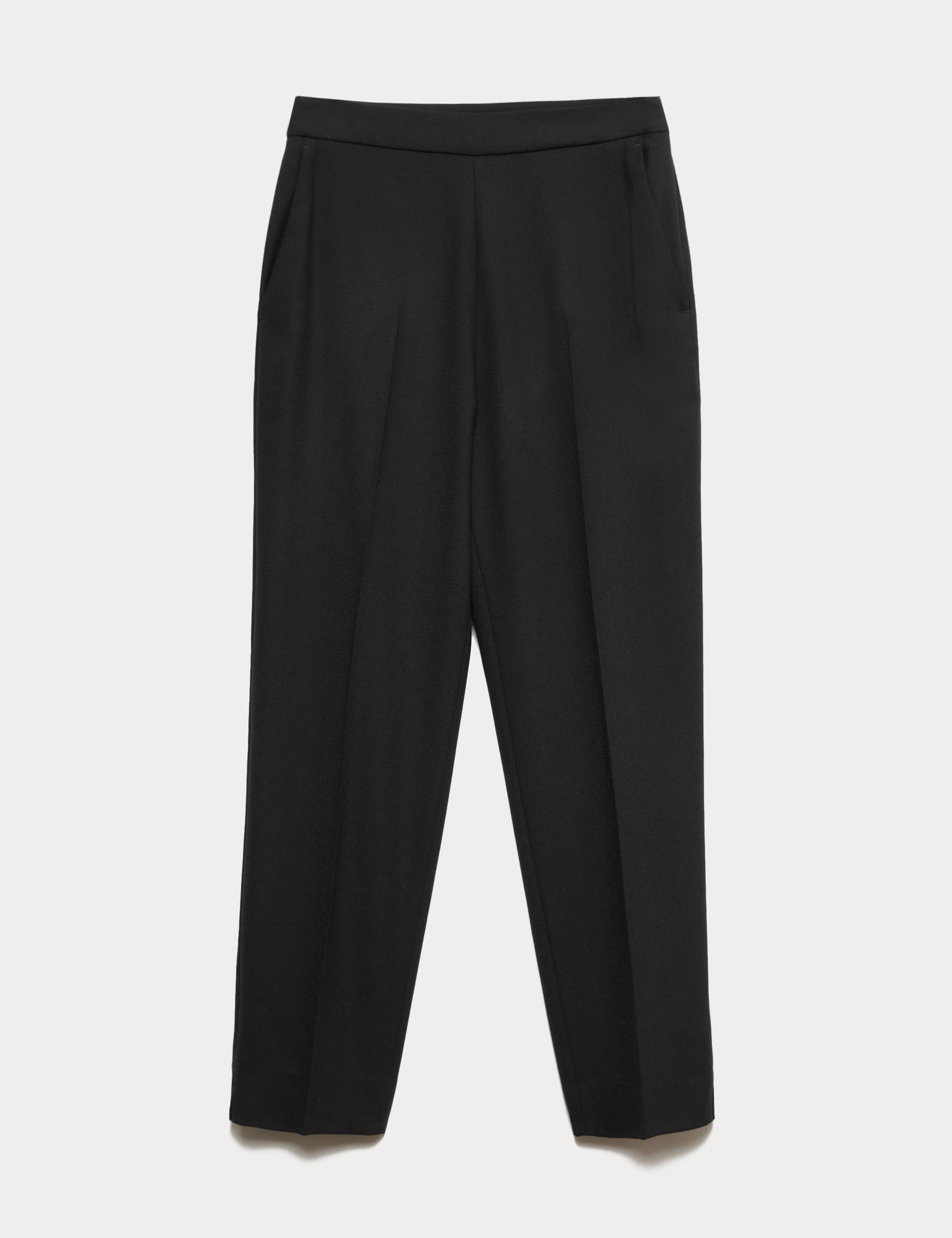 Pure Wool Crepe Cigarette Trousers 2 of 7