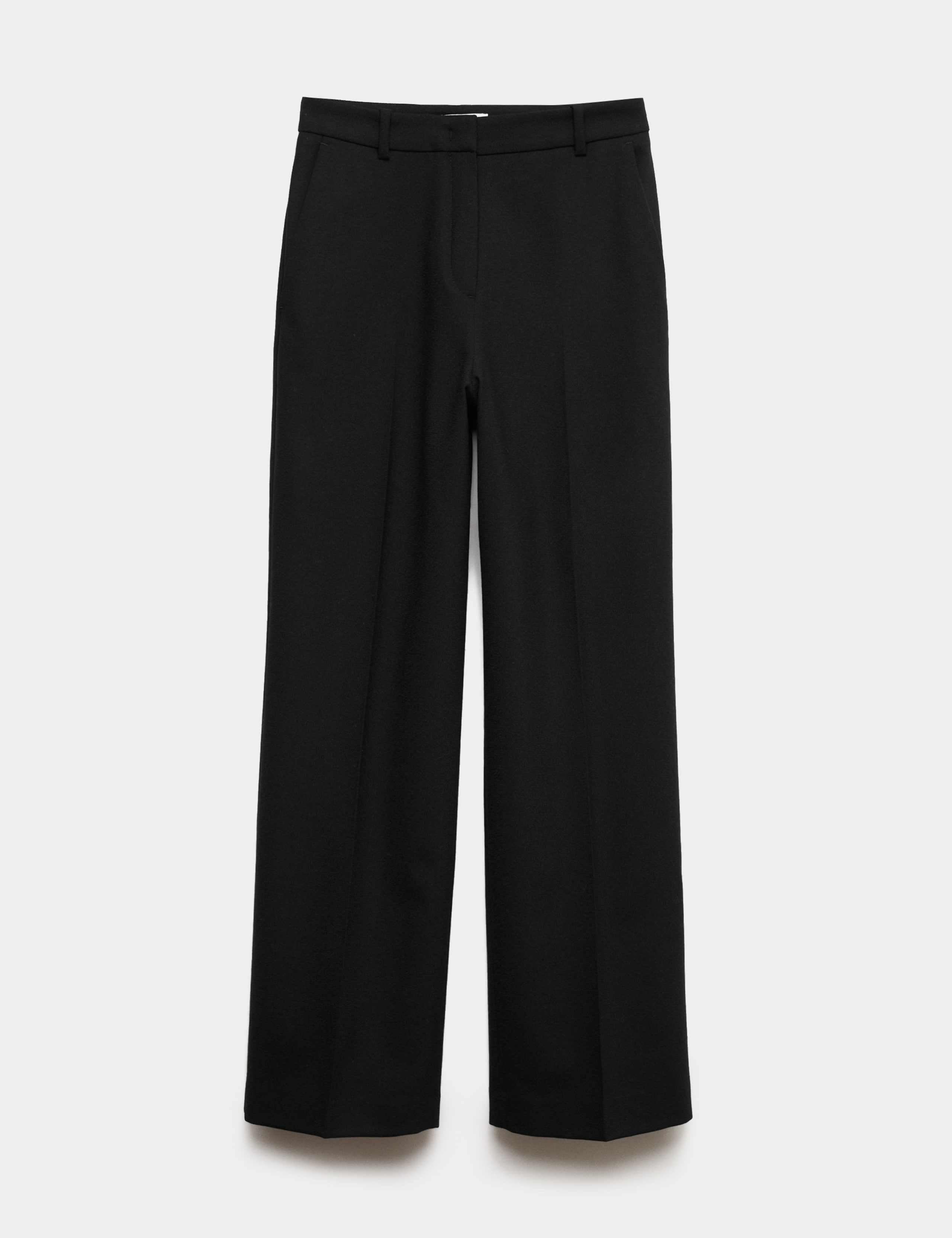 Pure Wool Straight Leg Trousers 2 of 6