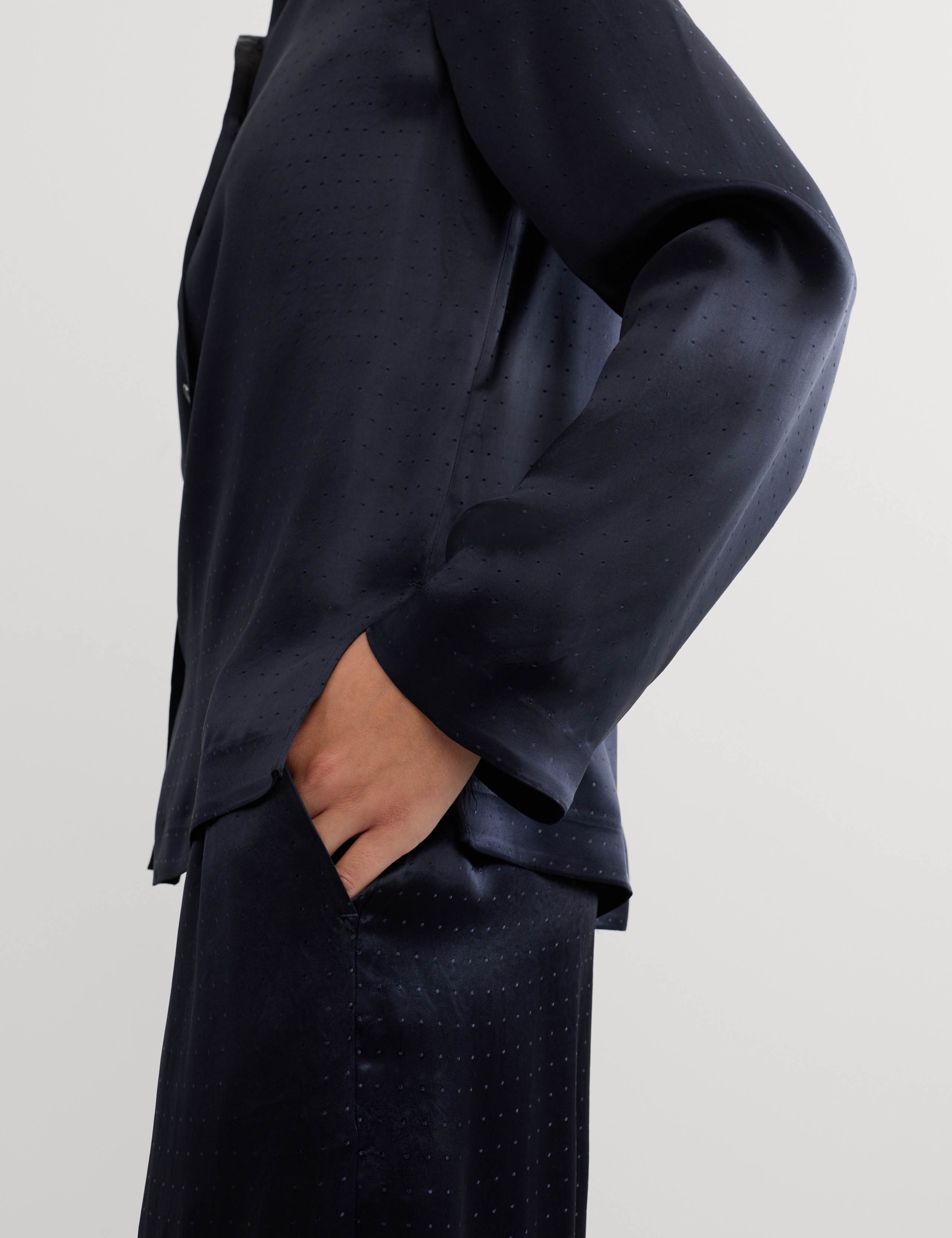 Jacquard Wide Leg Trousers 4 of 7