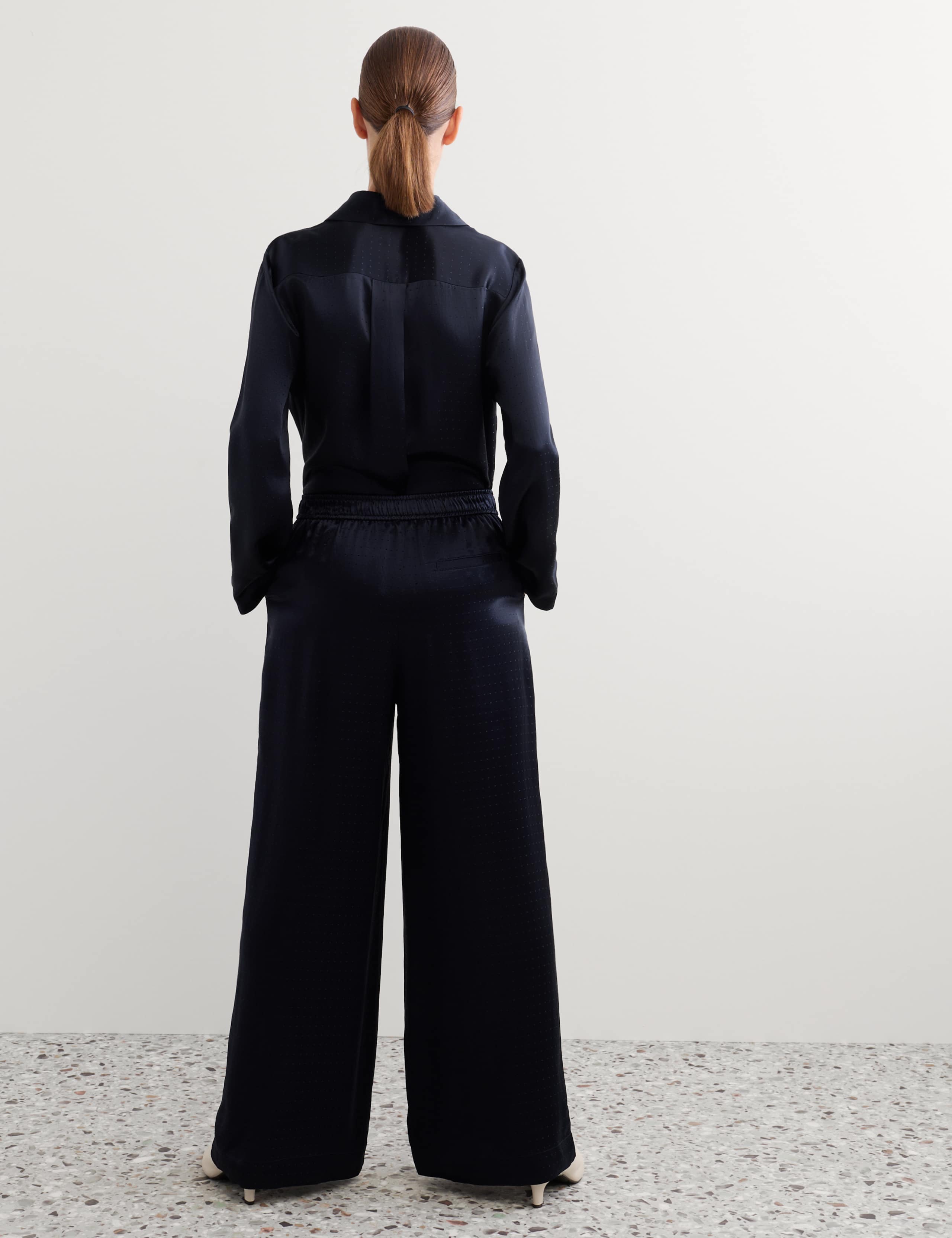 Jacquard Wide Leg Trousers 7 of 7