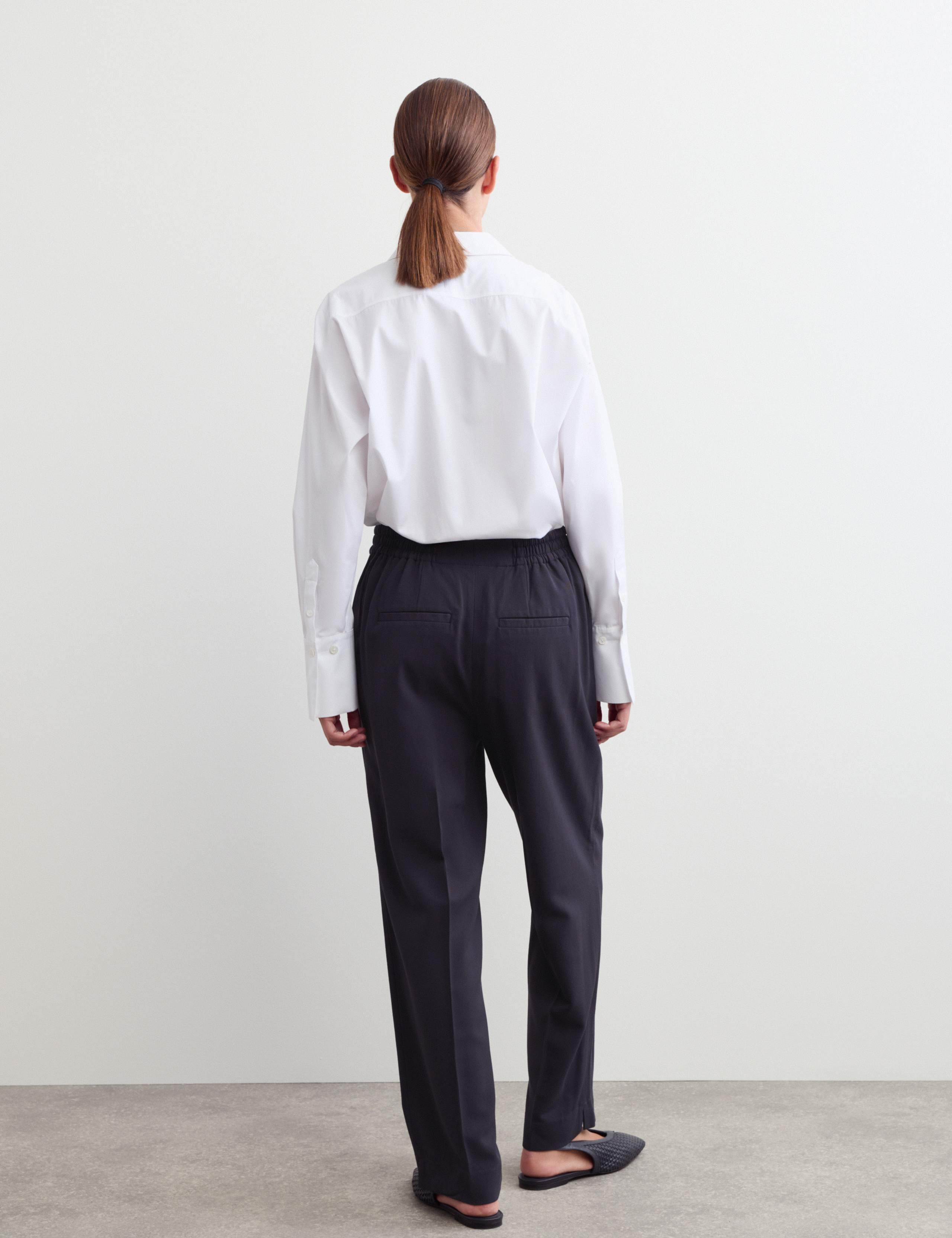 Tapered Trousers with Wool 7 of 7