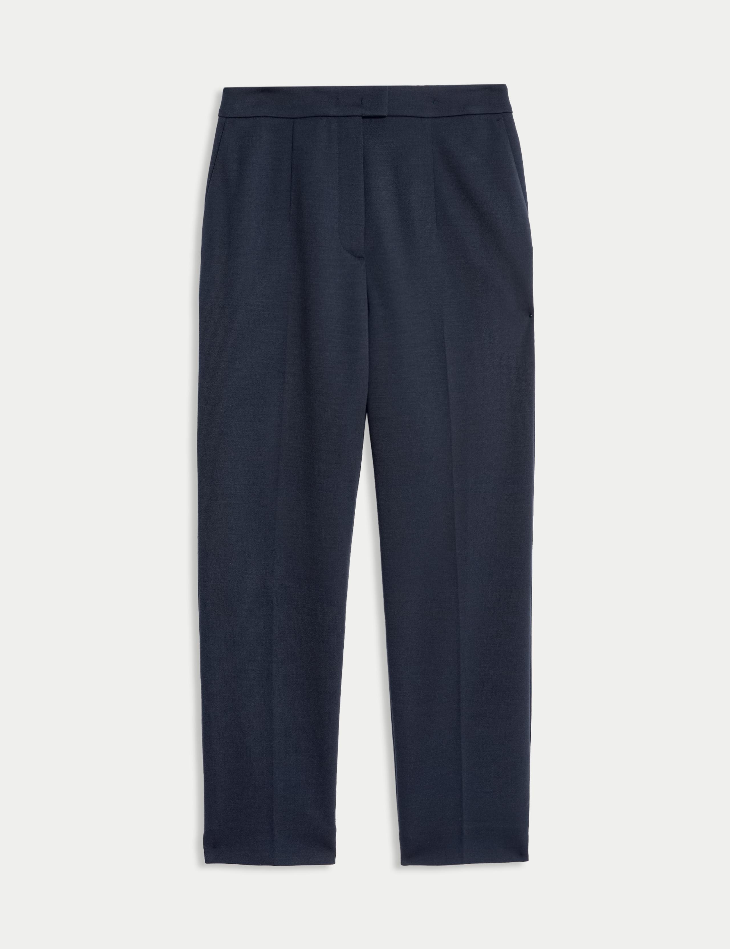 Wool Ponte Blend Slim Leg Trouser 2 of 8