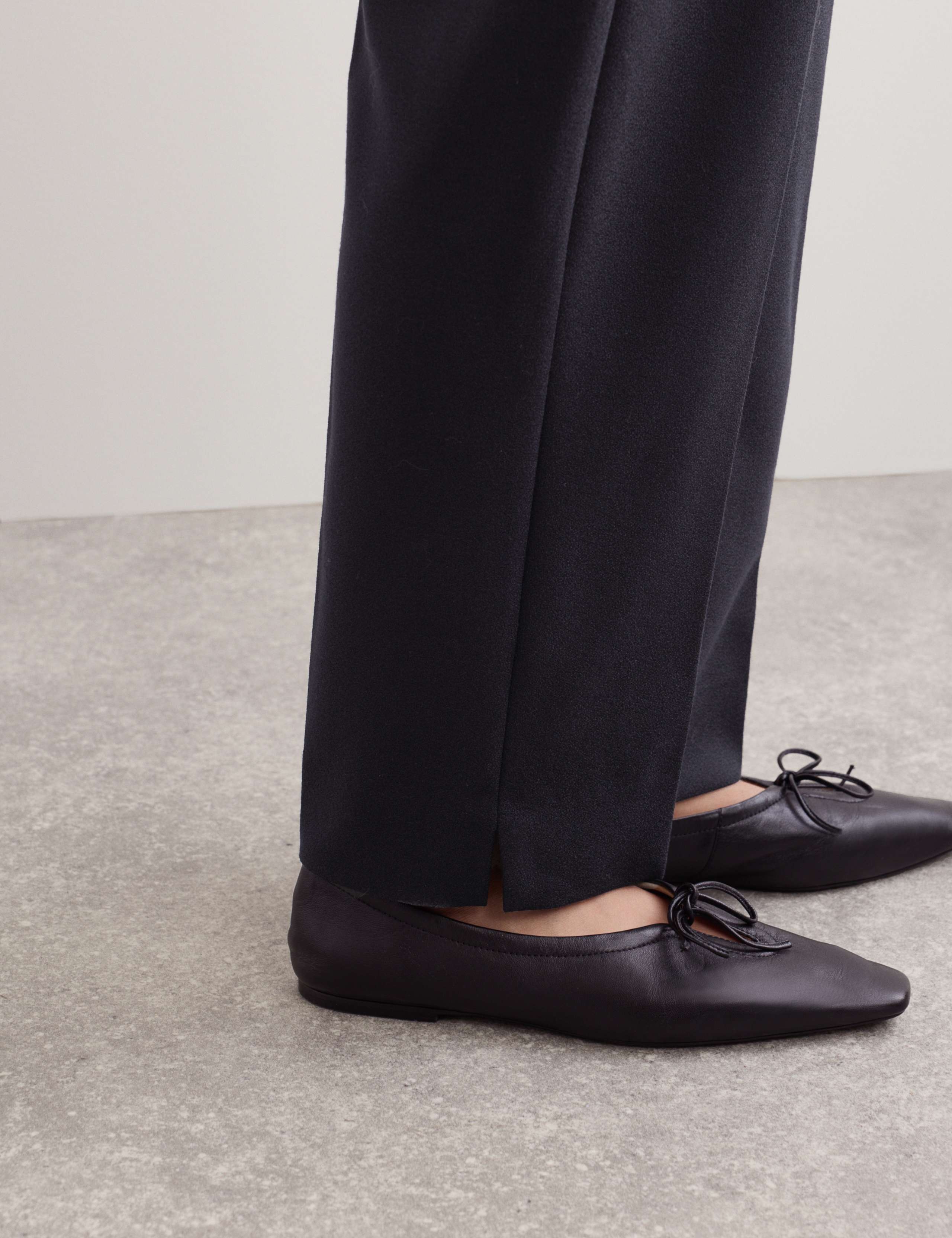 Pure Wool Elasticated Waist Tapered Fit Trousers 3 of 7