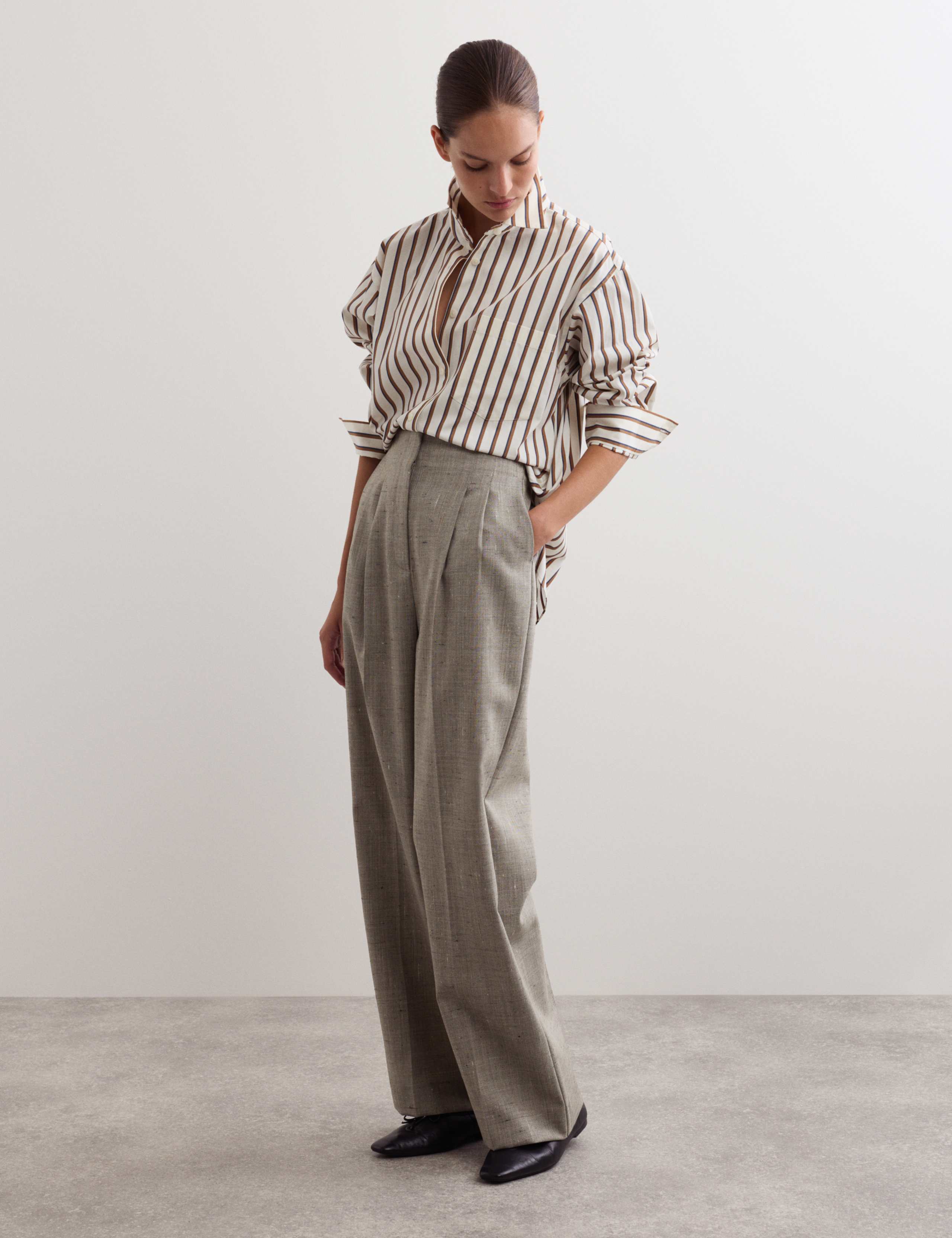 Wool Rich Wide Leg Trouser 5 of 7
