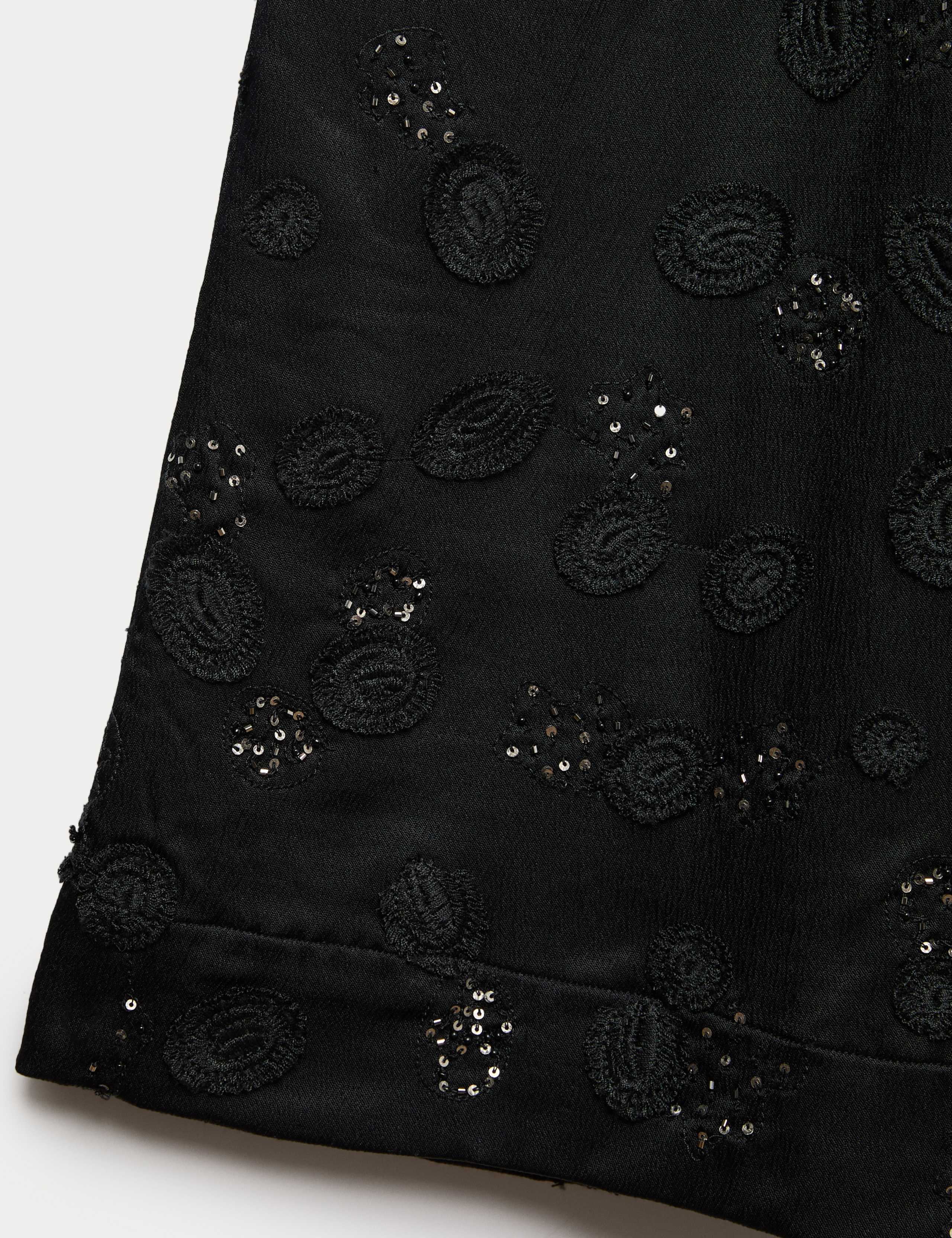 Embroidered Wide Leg Trousers 8 of 8