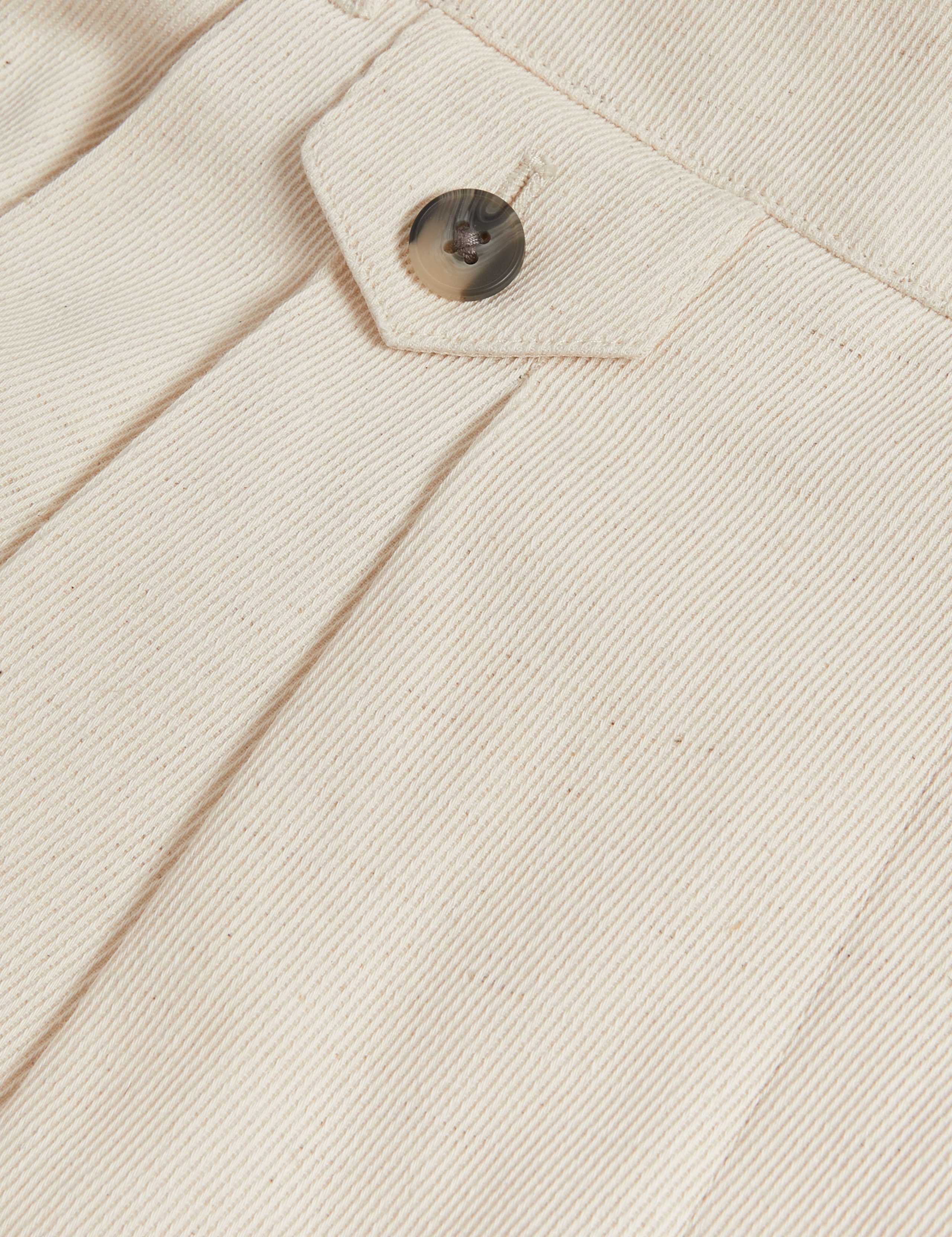 Cotton Rich Wide Leg Trousers with Linen 7 of 7