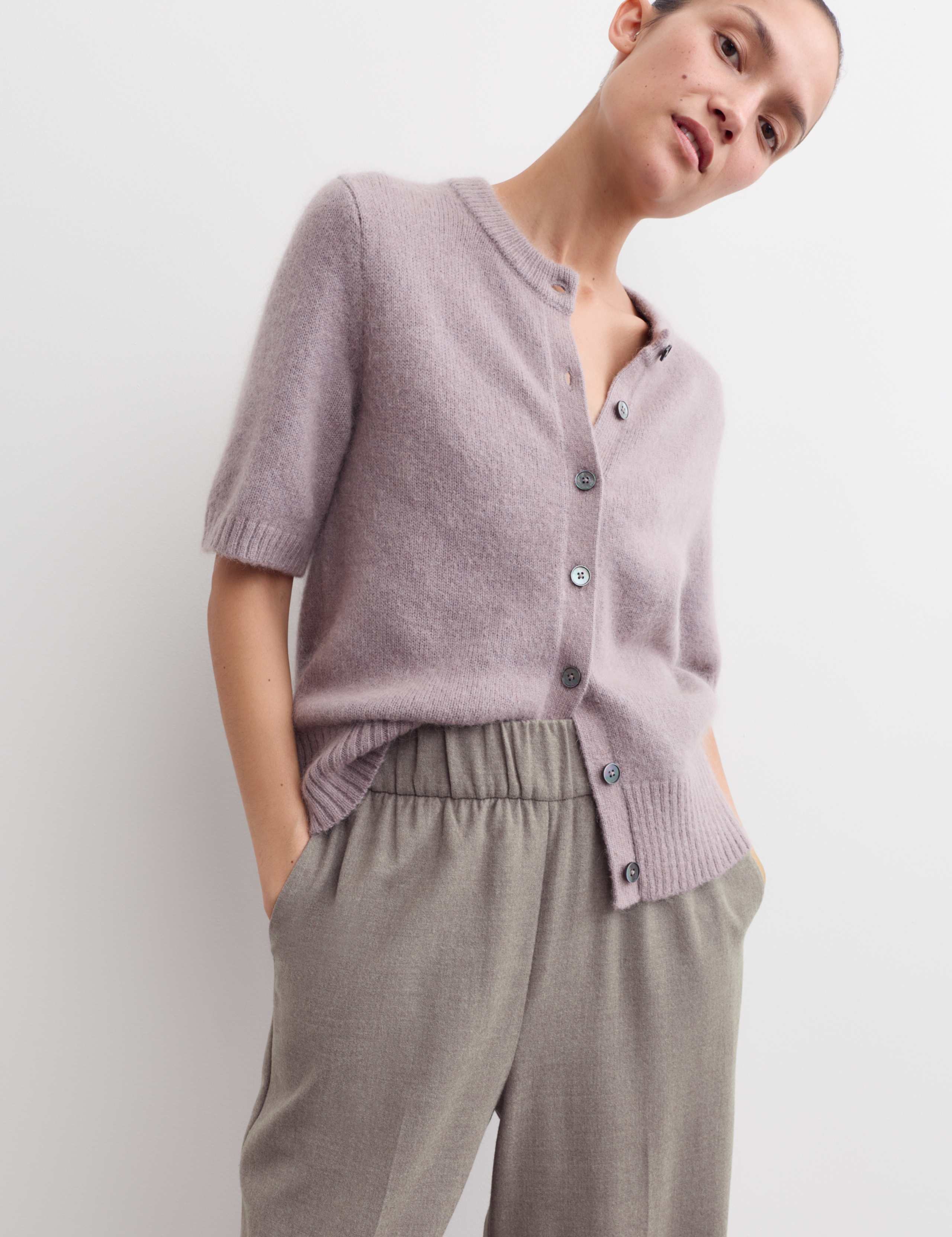 Wool Rich Flannel Tapered Leg Trouser 4 of 7