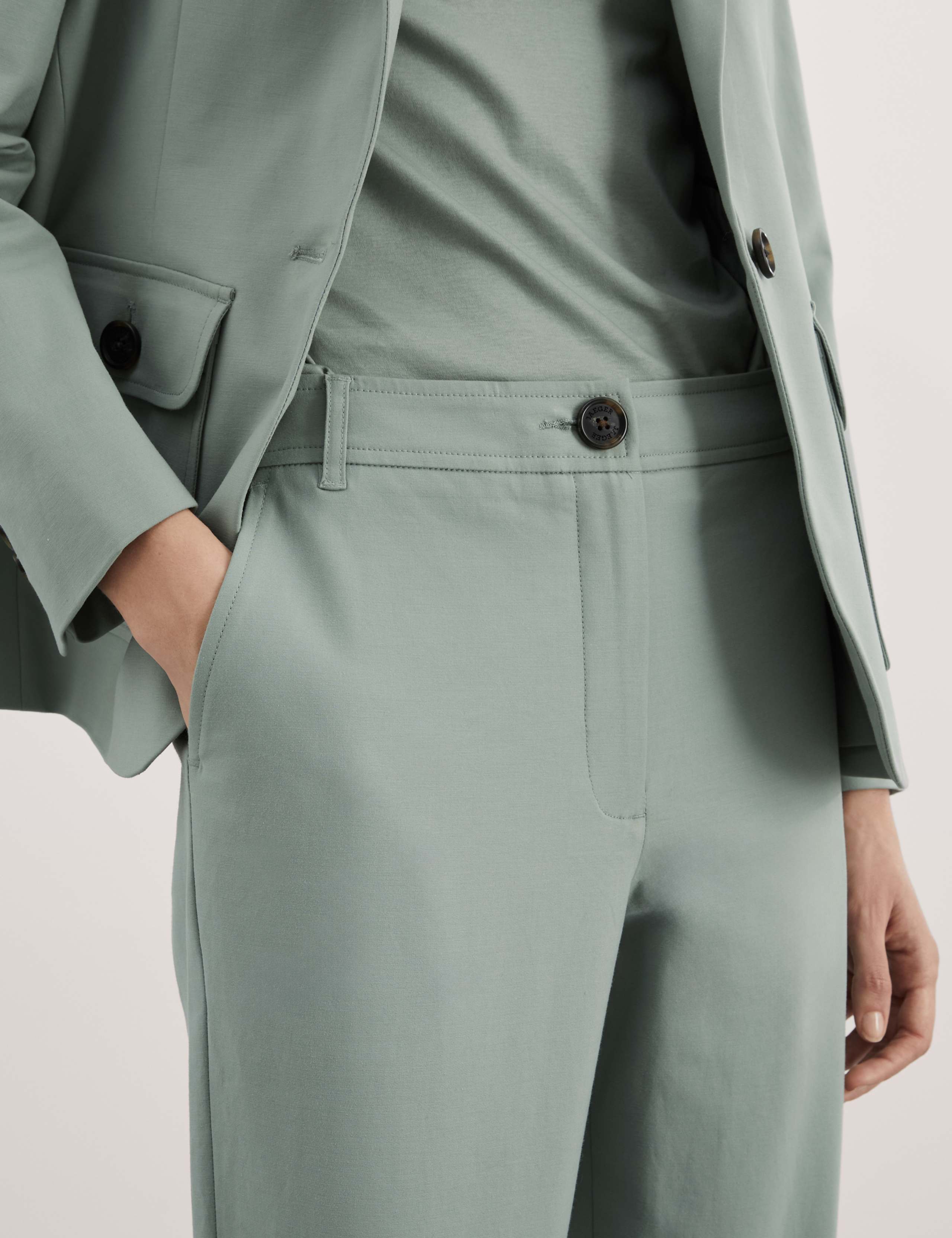 Cotton Stretch Ankle Grazer Chinos 4 of 5