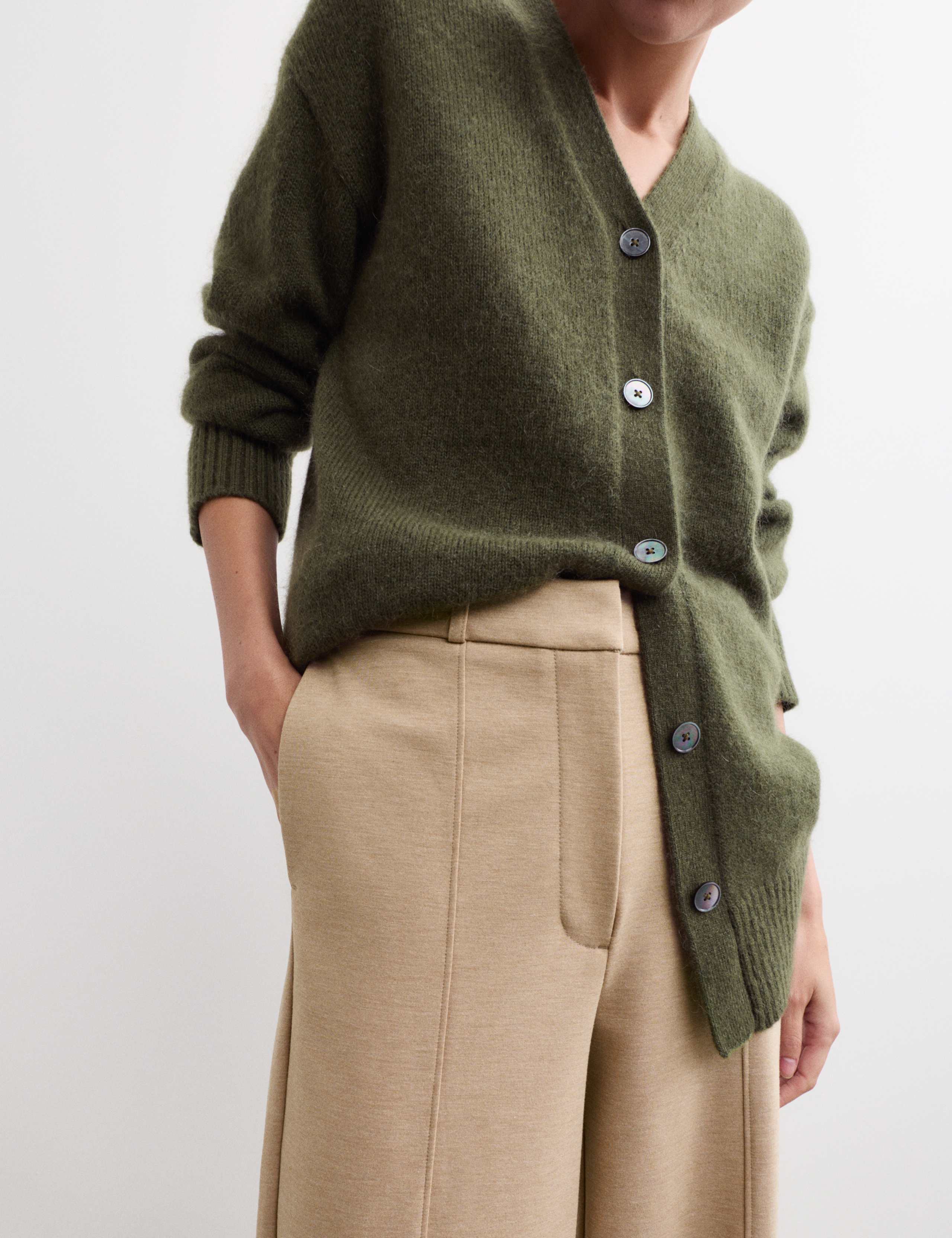 Jersey Wide Leg Trousers 3 of 7