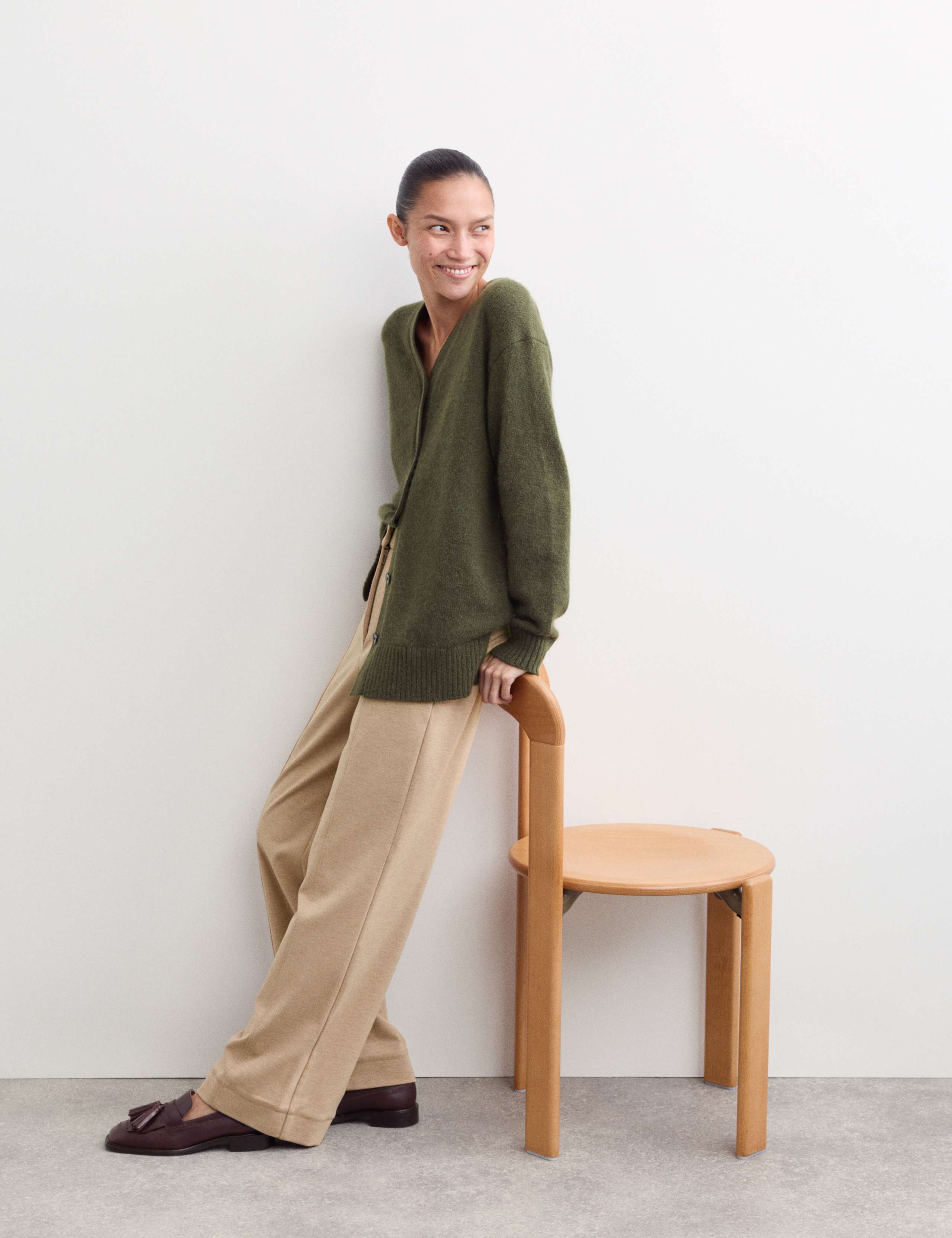 Jersey Wide Leg Trousers 6 of 7