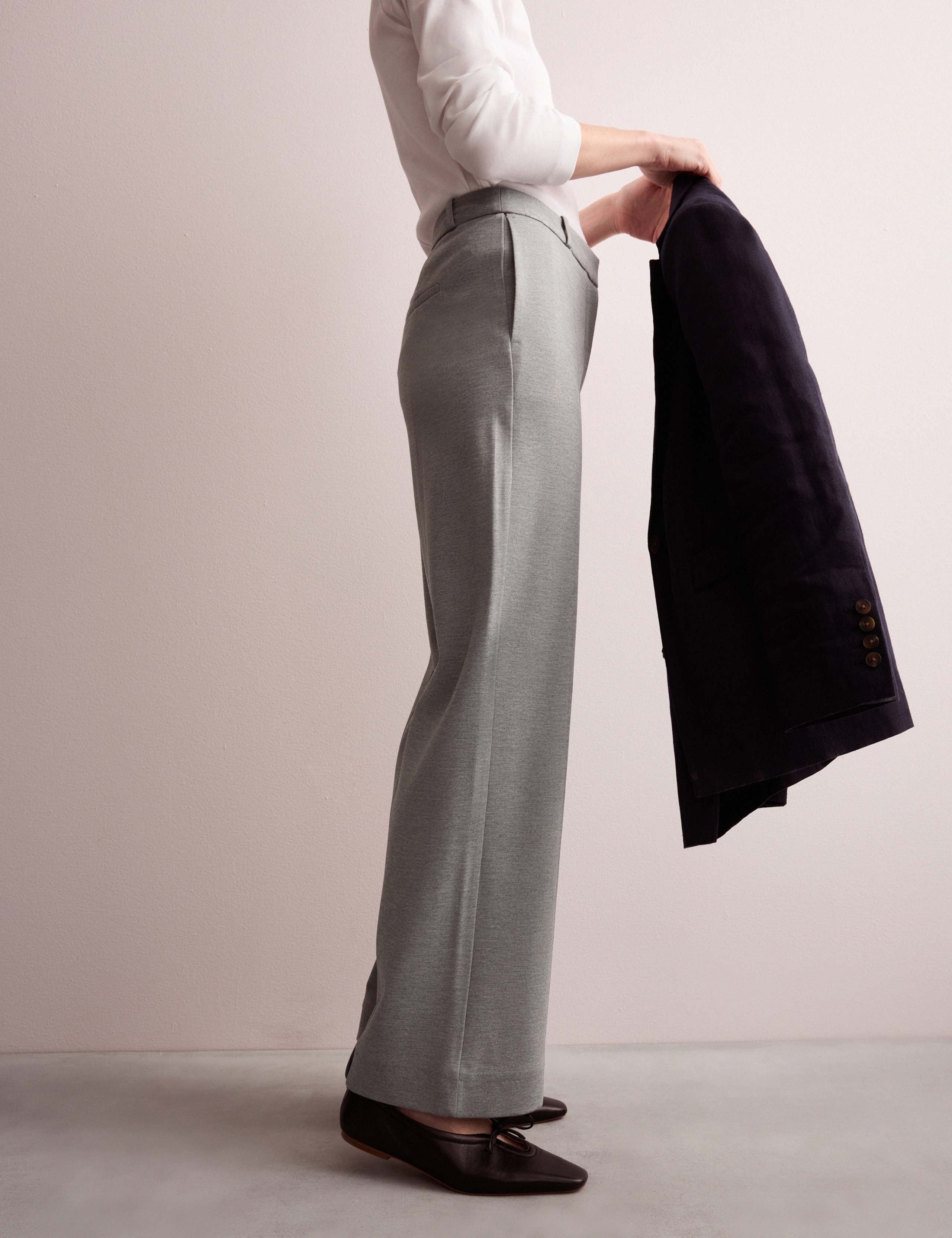 Jersey Wide Leg Trousers 4 of 8