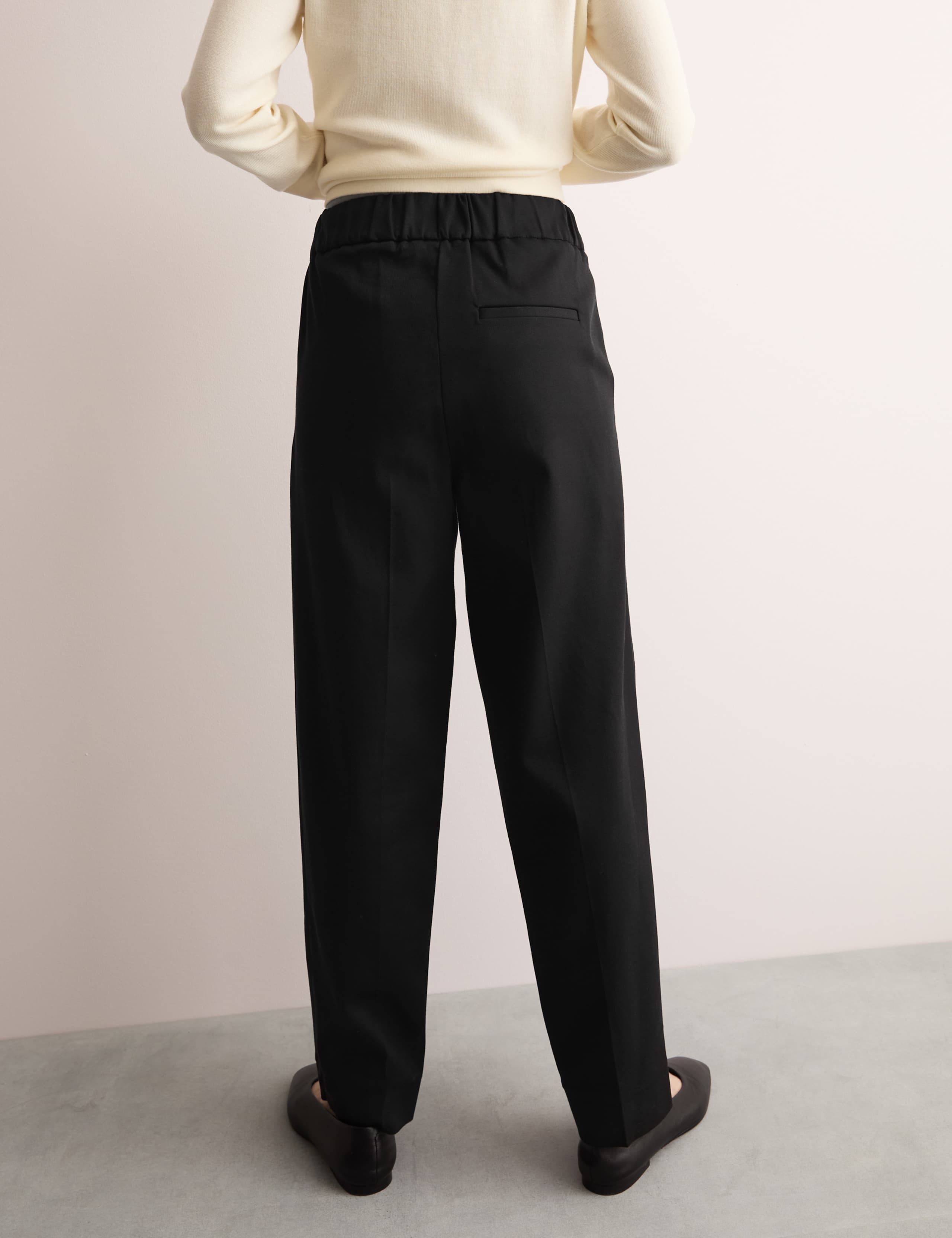 Elasticated Waist Tapered Trousers 4 of 7