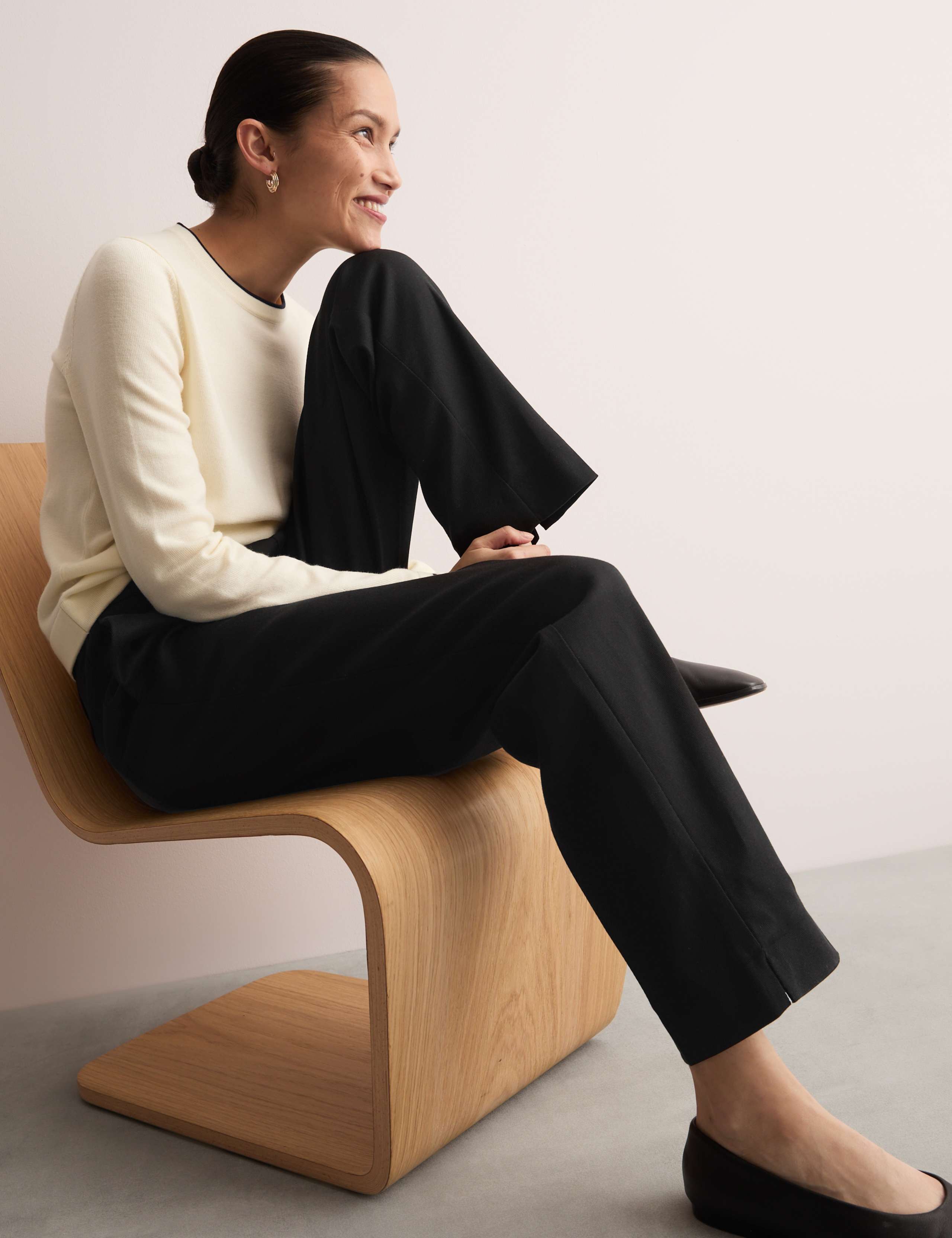 Elasticated Waist Tapered Trousers 5 of 7