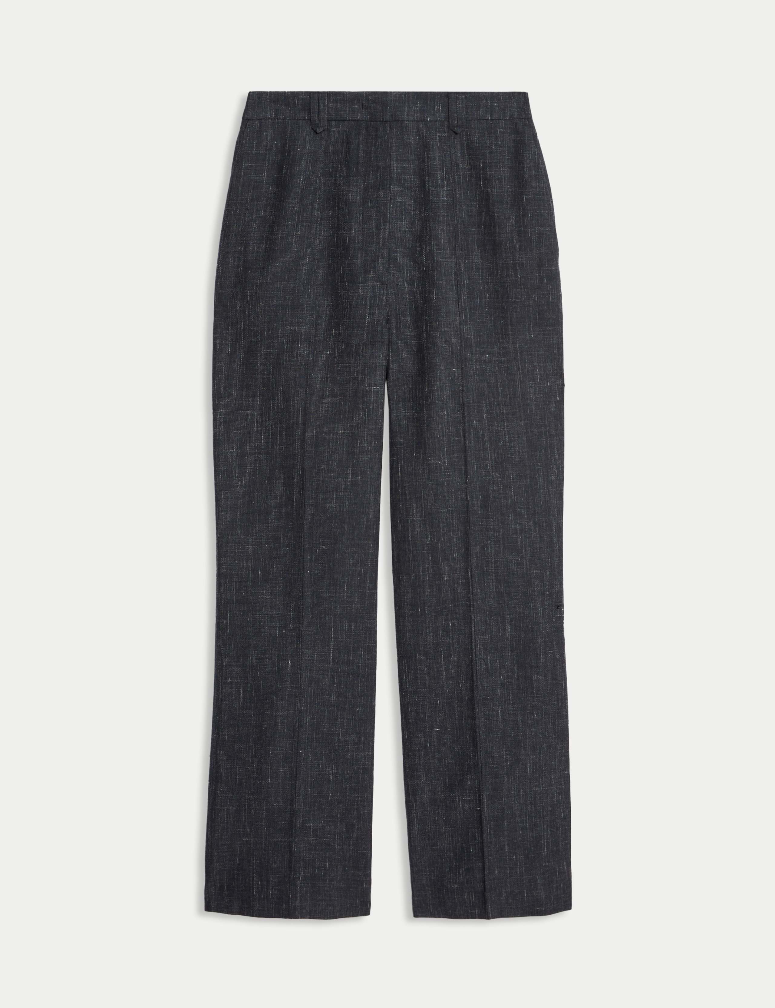 British Wool Rich Straight Leg Trousers 2 of 8