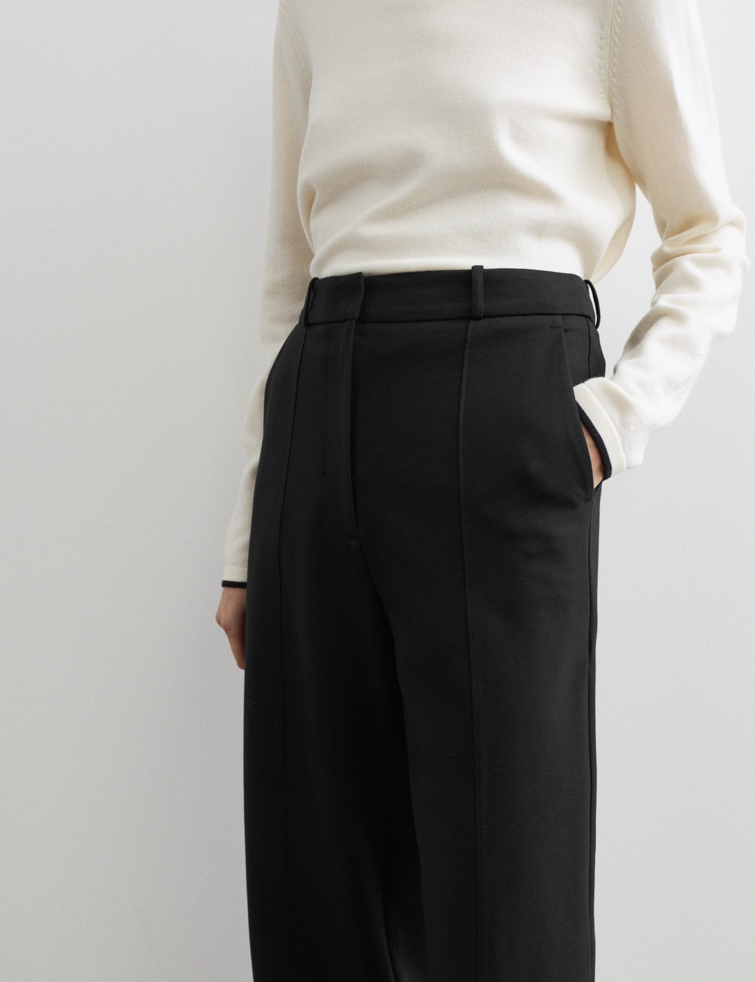 Jersey Wide Leg Trousers 3 of 6