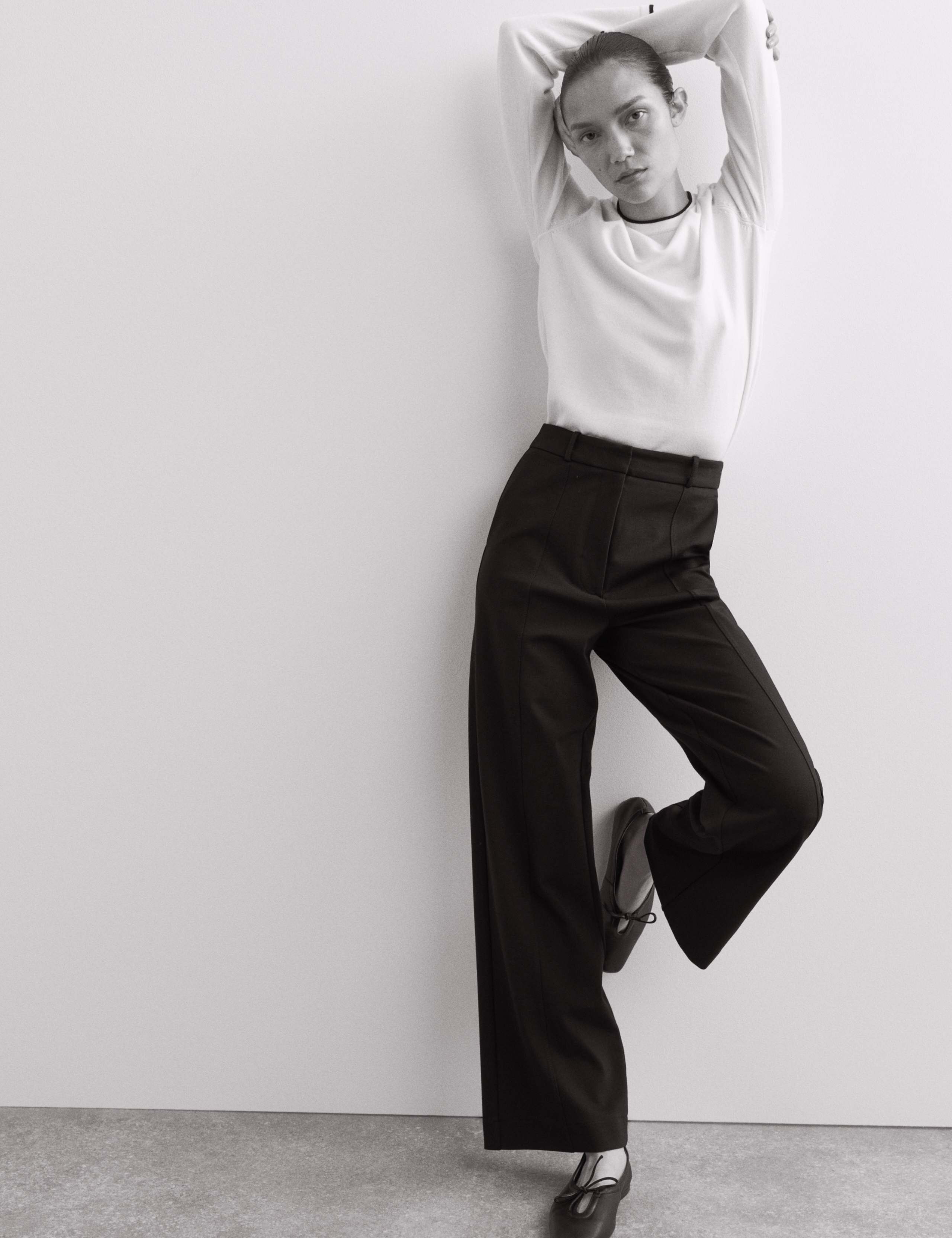 Jersey Wide Leg Trousers 4 of 6