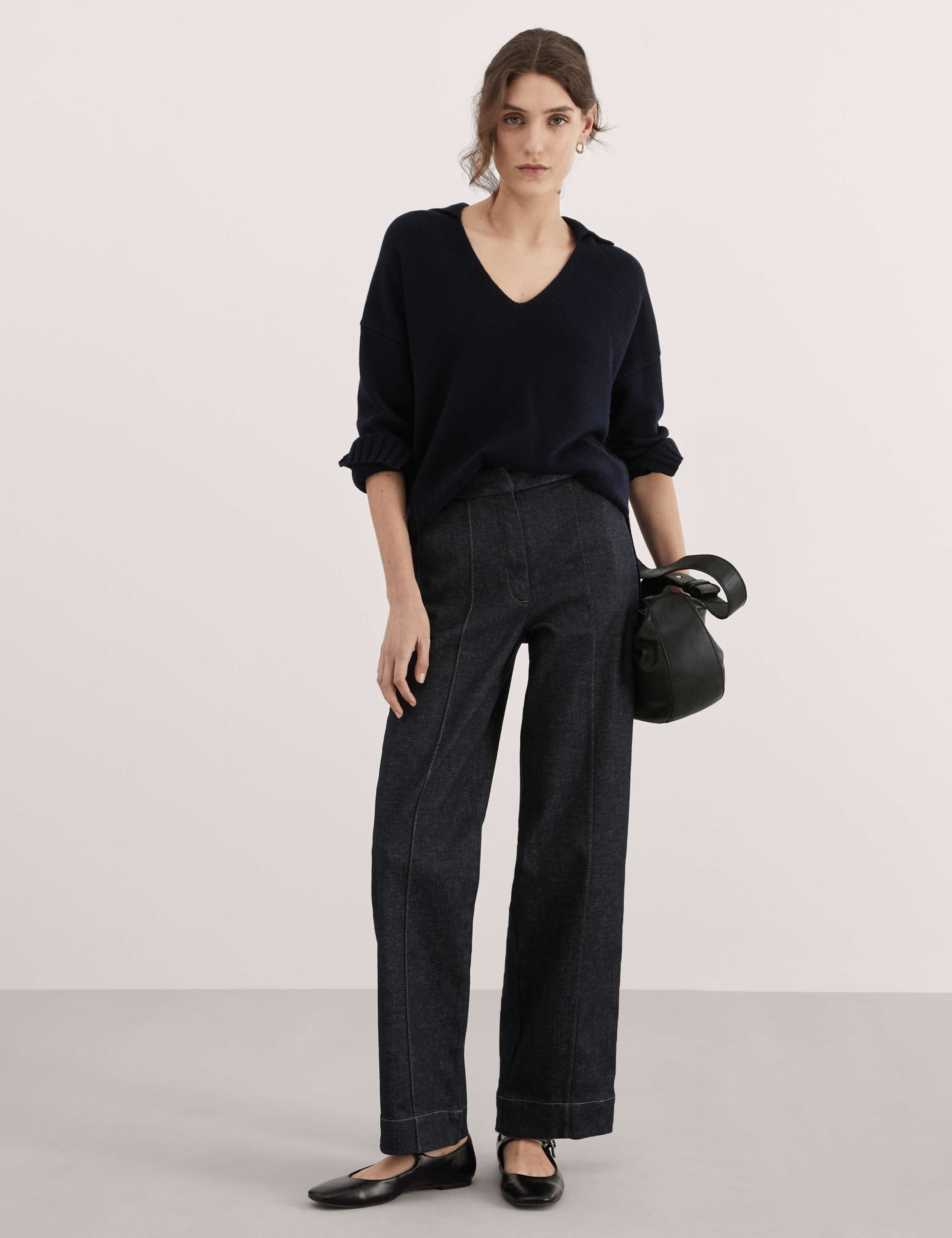 High Waisted Straight Leg Jeans 3 of 8