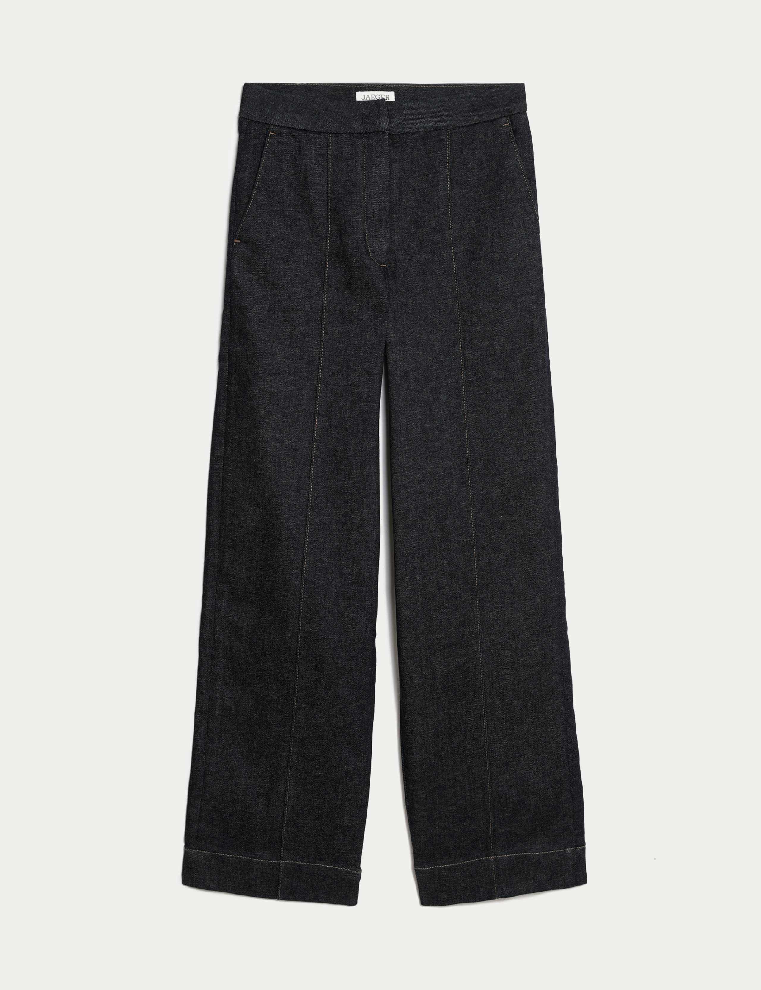 High Waisted Straight Leg Jeans 2 of 8