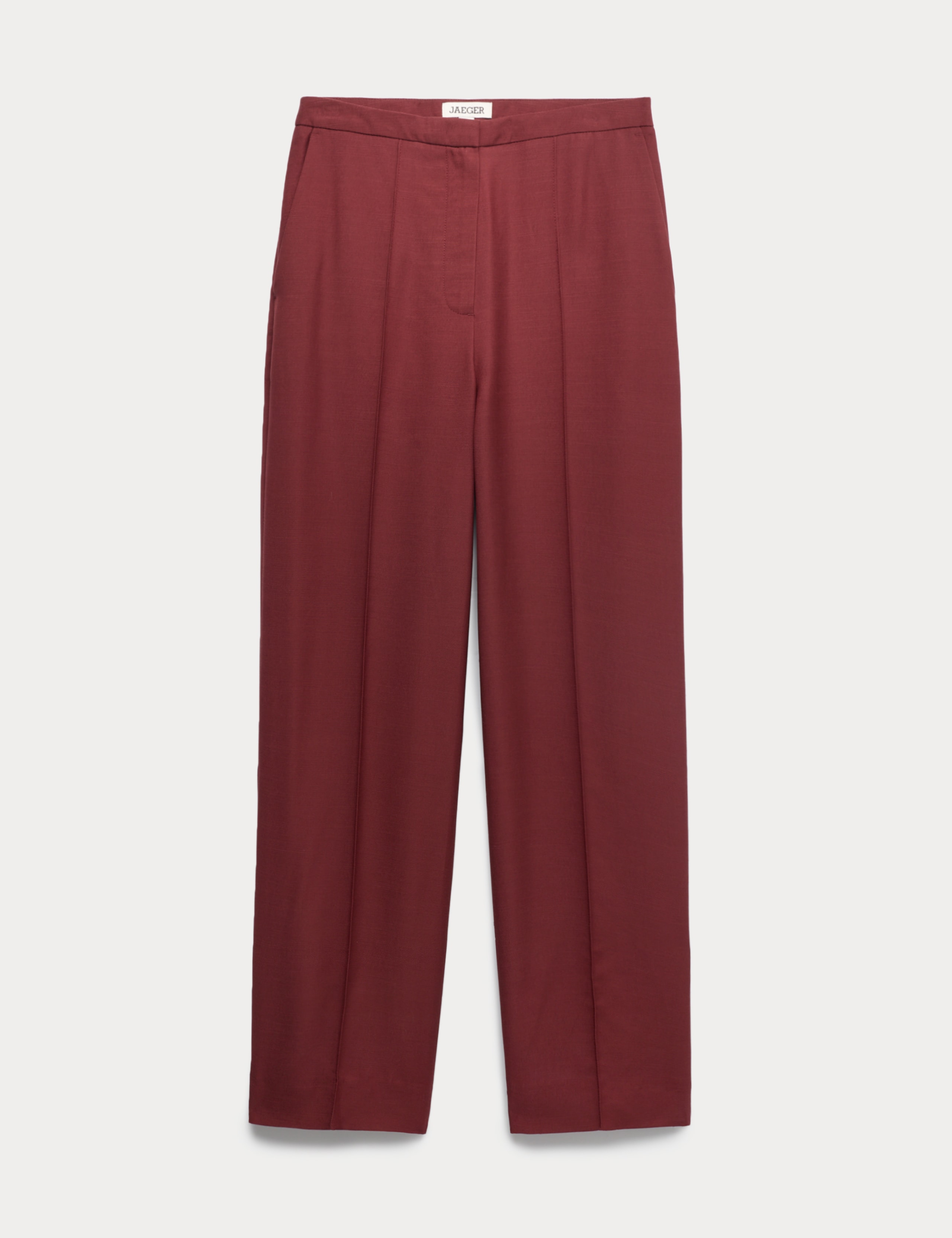 Pleat Front Straight Leg Trousers 1 of 1