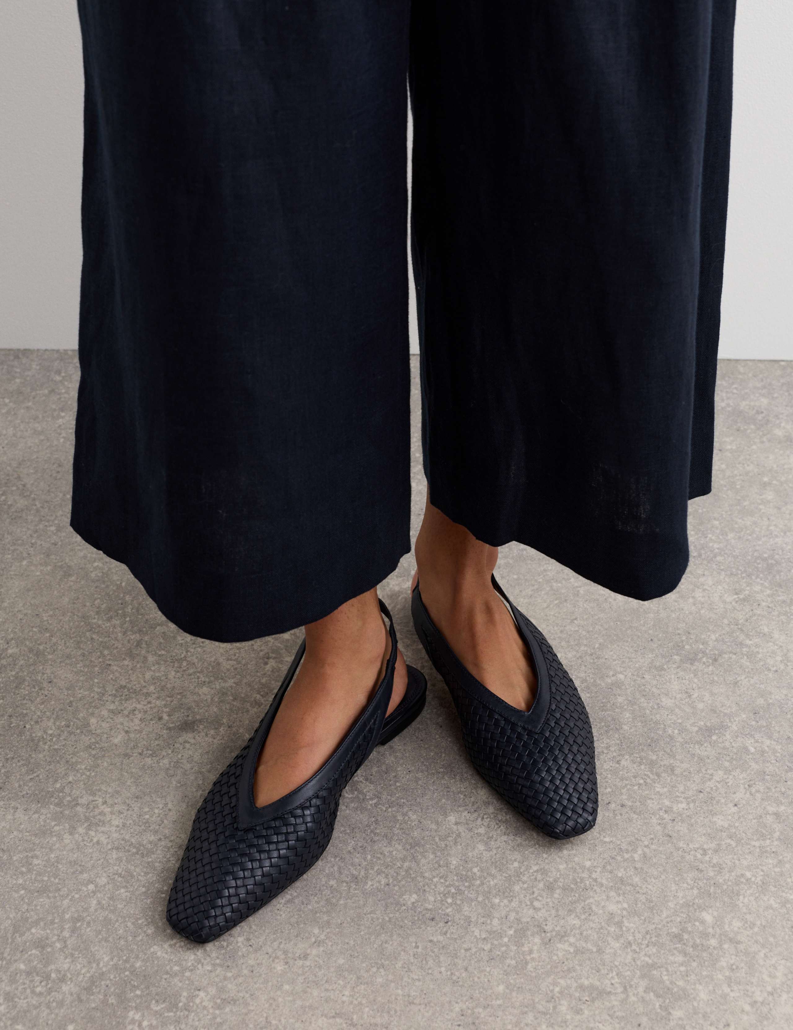 Pure Linen Wide Leg Culottes 3 of 7