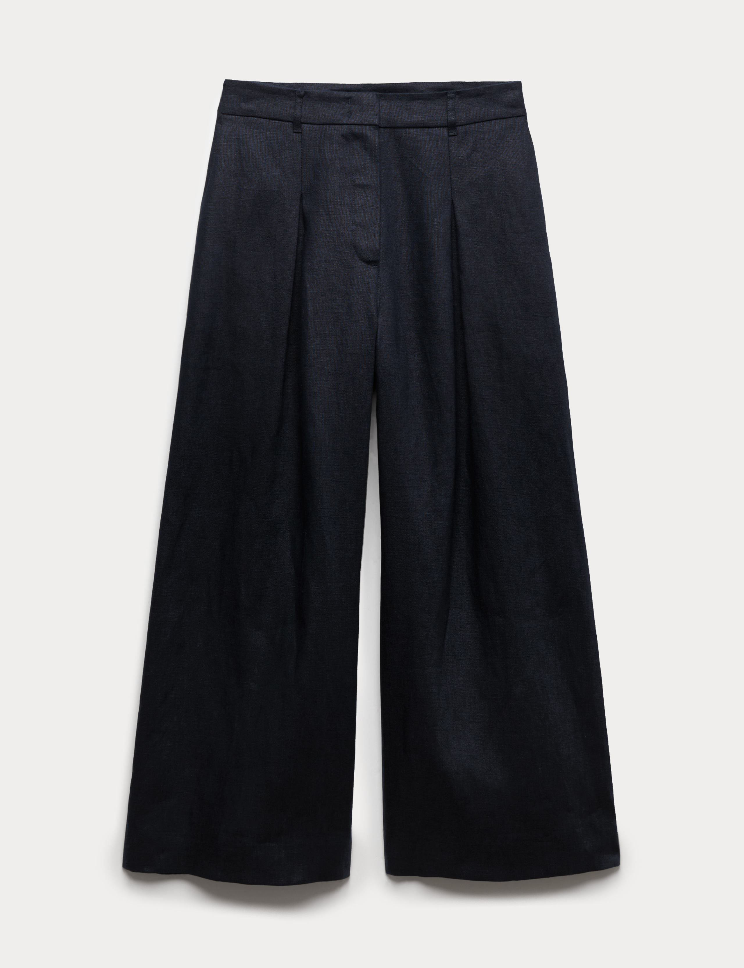 Pure Linen Wide Leg Culottes 2 of 7