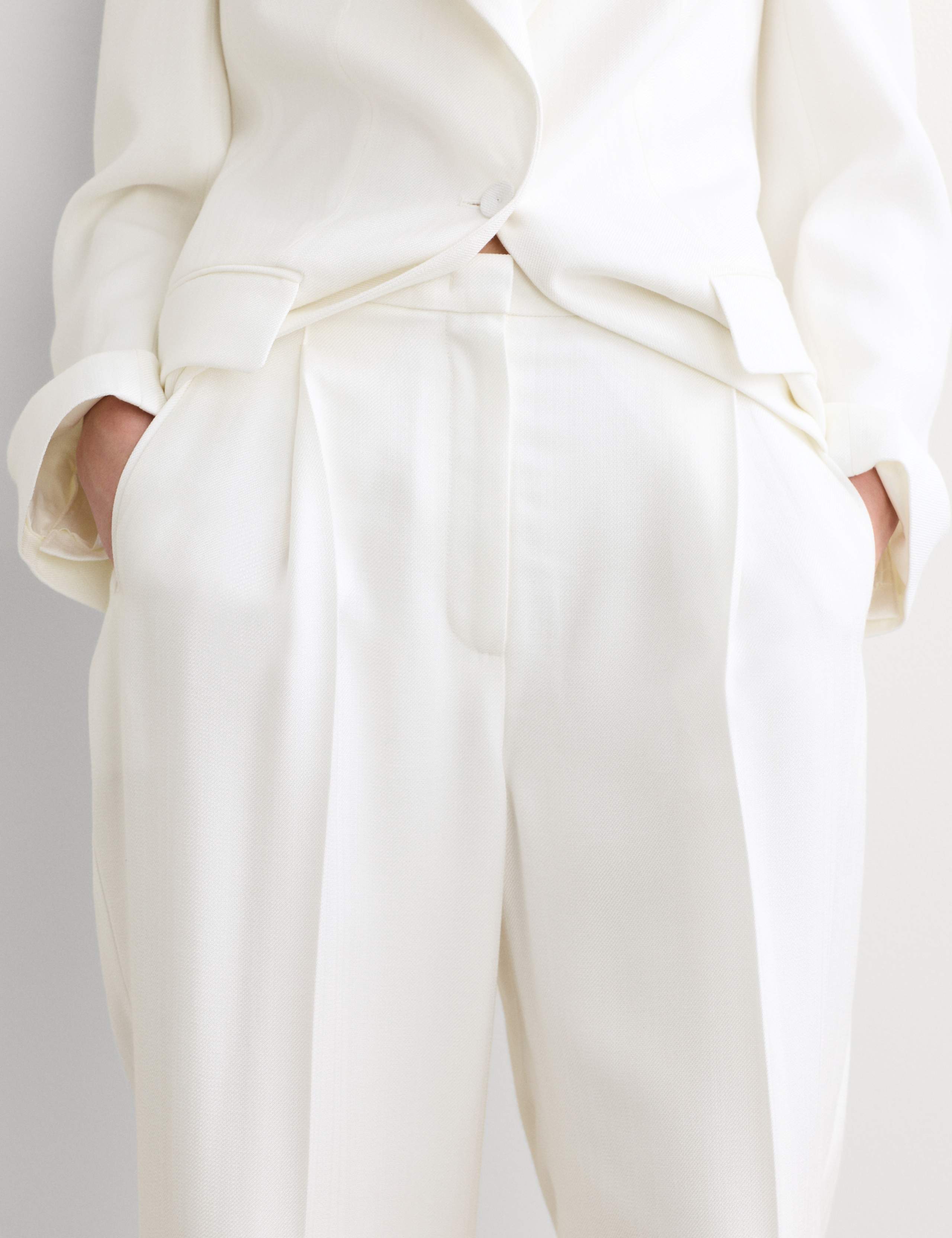 Pleat Front Wide Leg Trousers 3 of 7