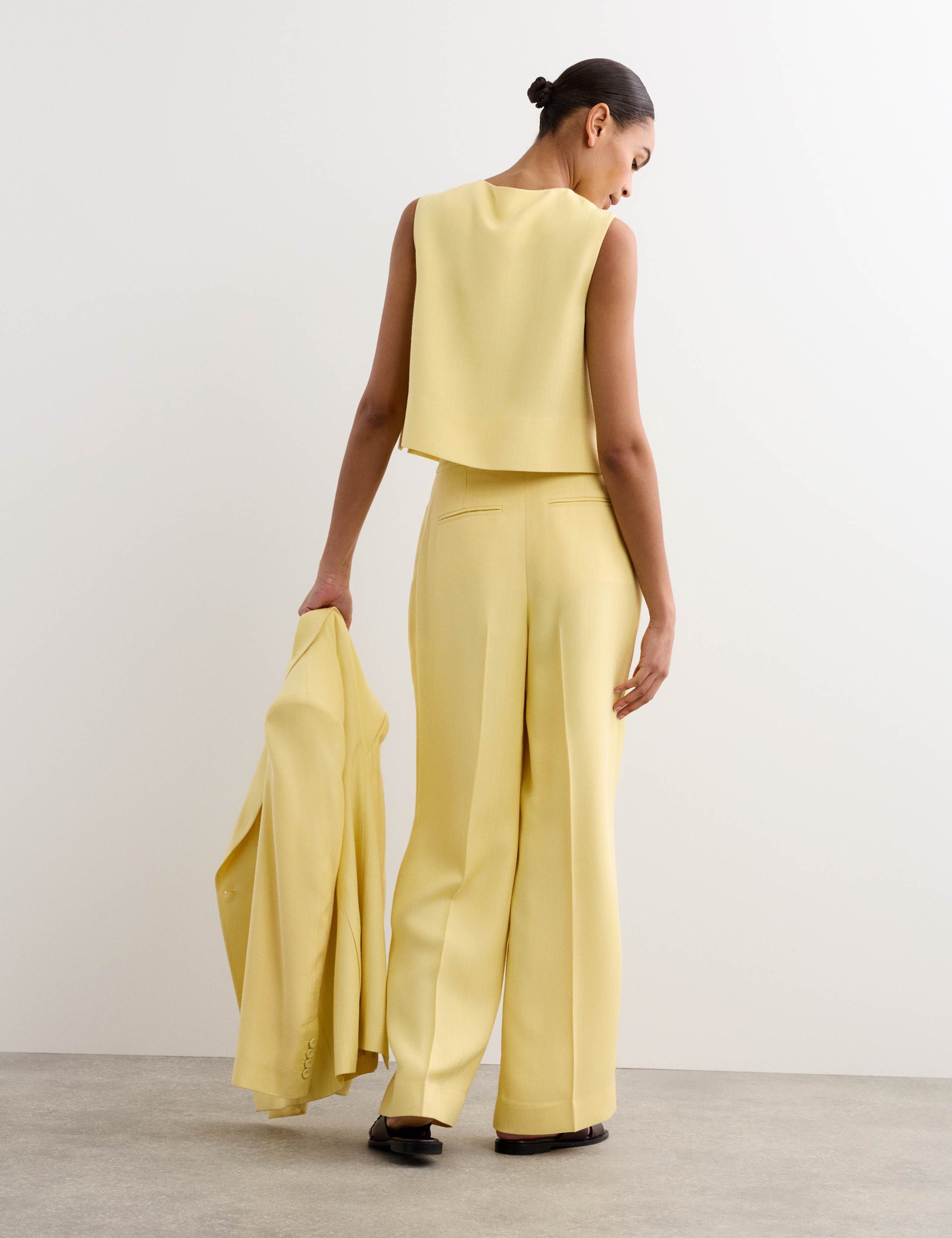 Pleat Front Wide Leg Trousers 8 of 8