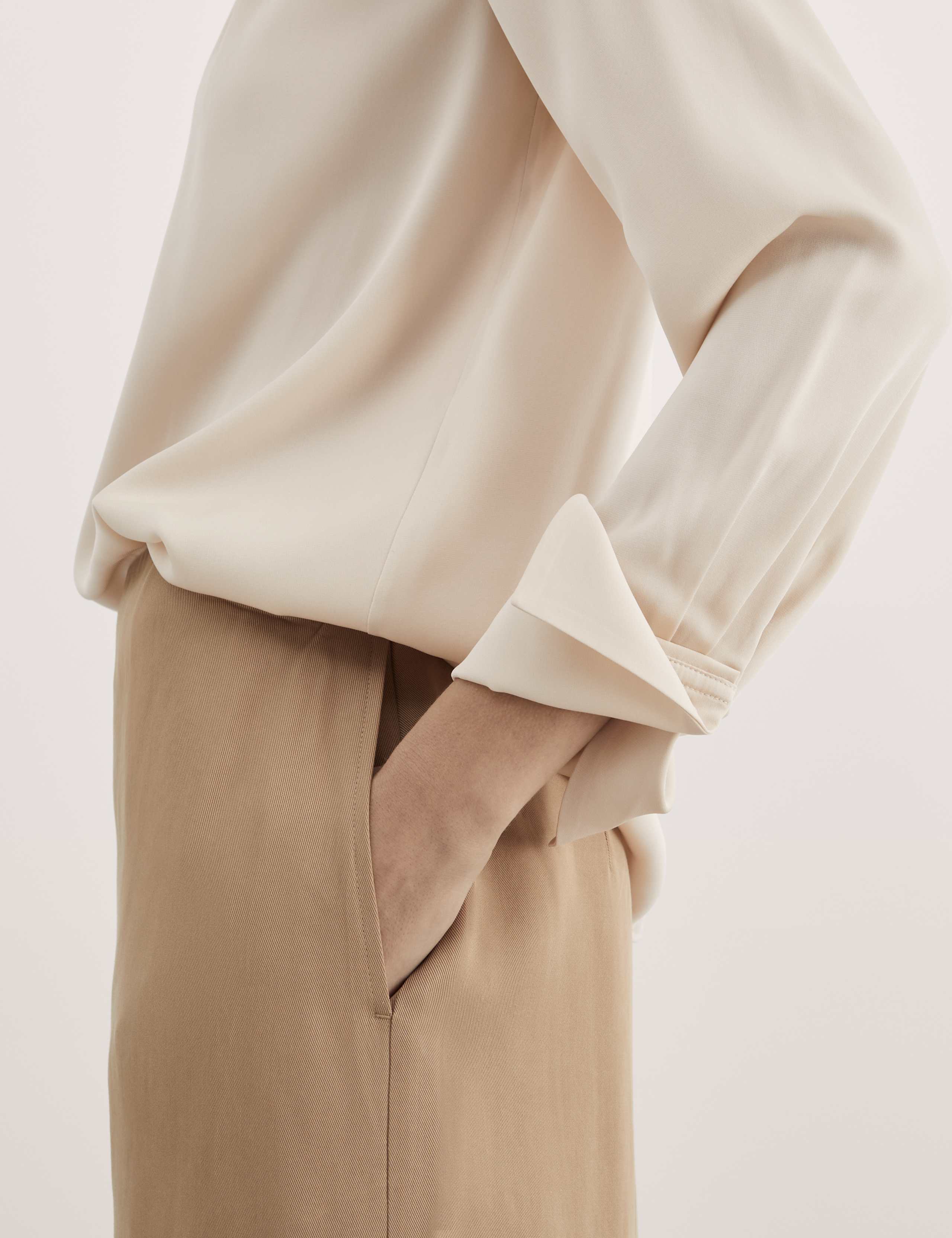 Pure Lyocell™ Midi Column Skirt 3 of 4