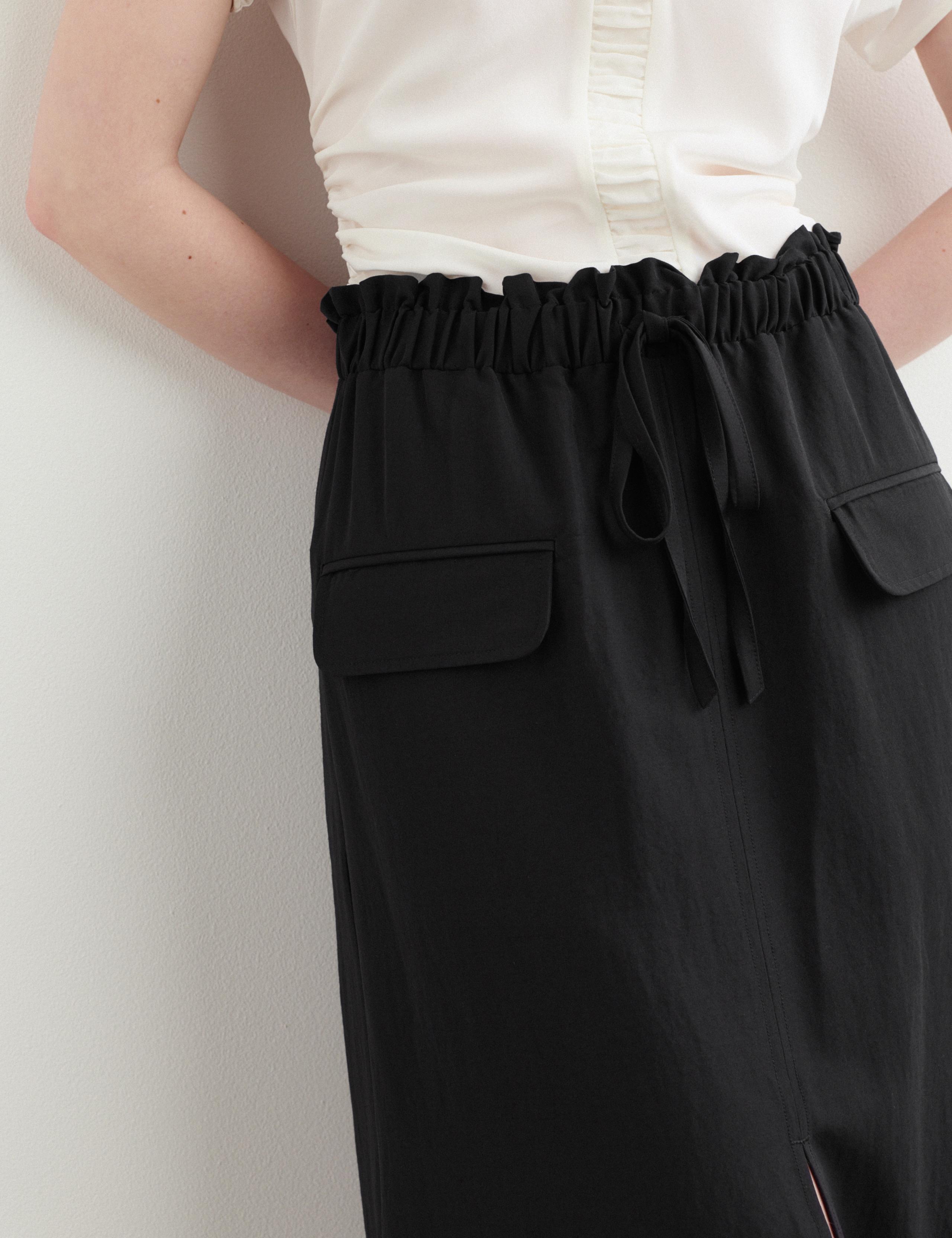 Wool Rich Midi A-Line Skirt 4 of 6
