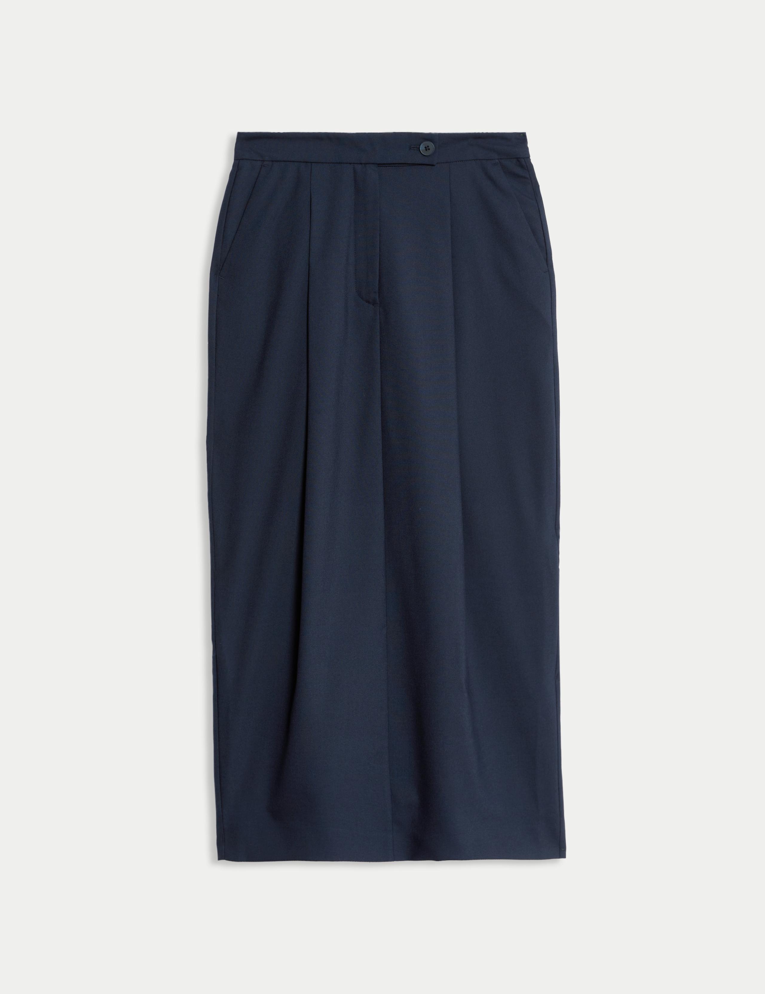 Pleated Tailored Skirt 2 of 7