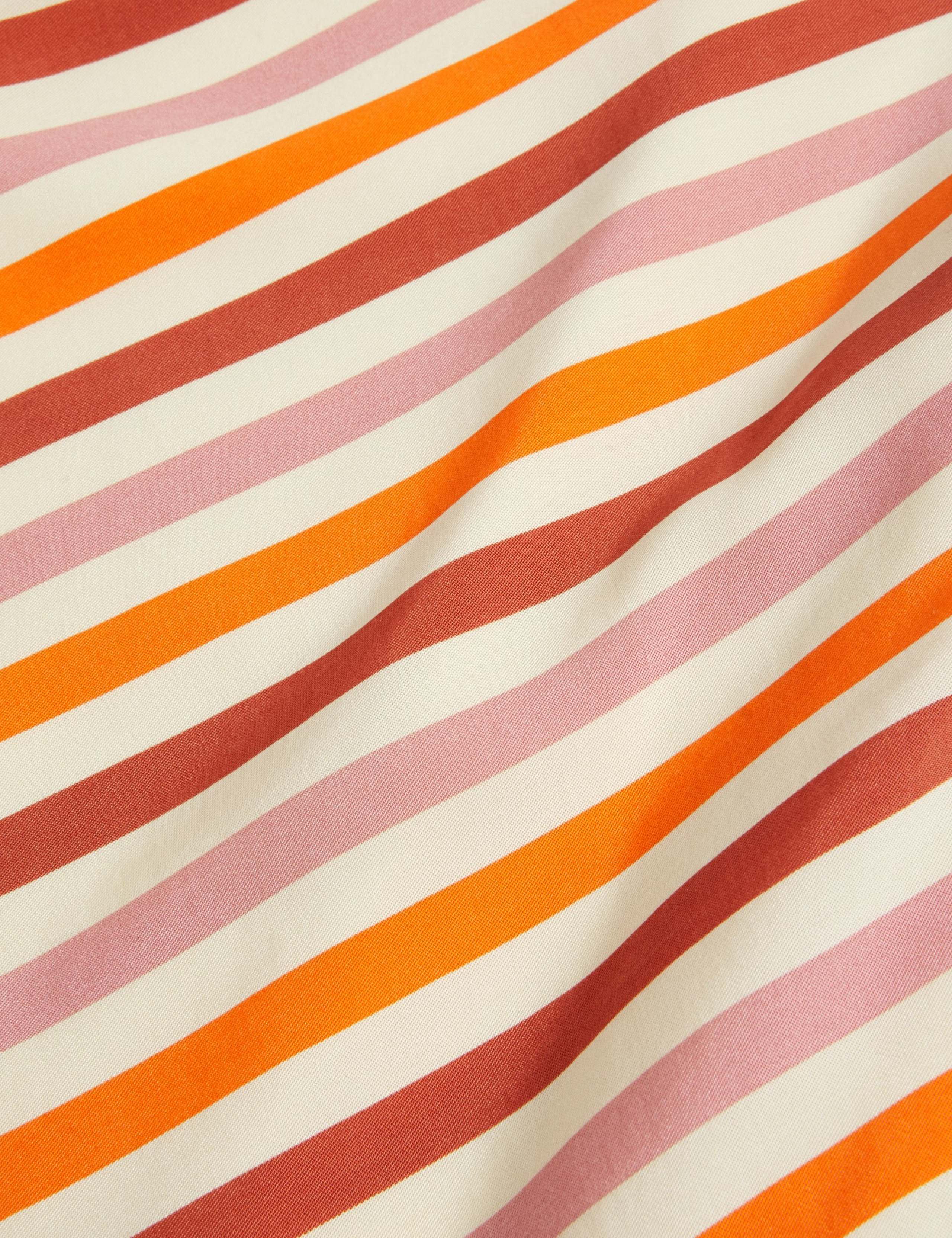 Pure Lyocell™ Chevron Midi A-Line Skirt 6 of 6