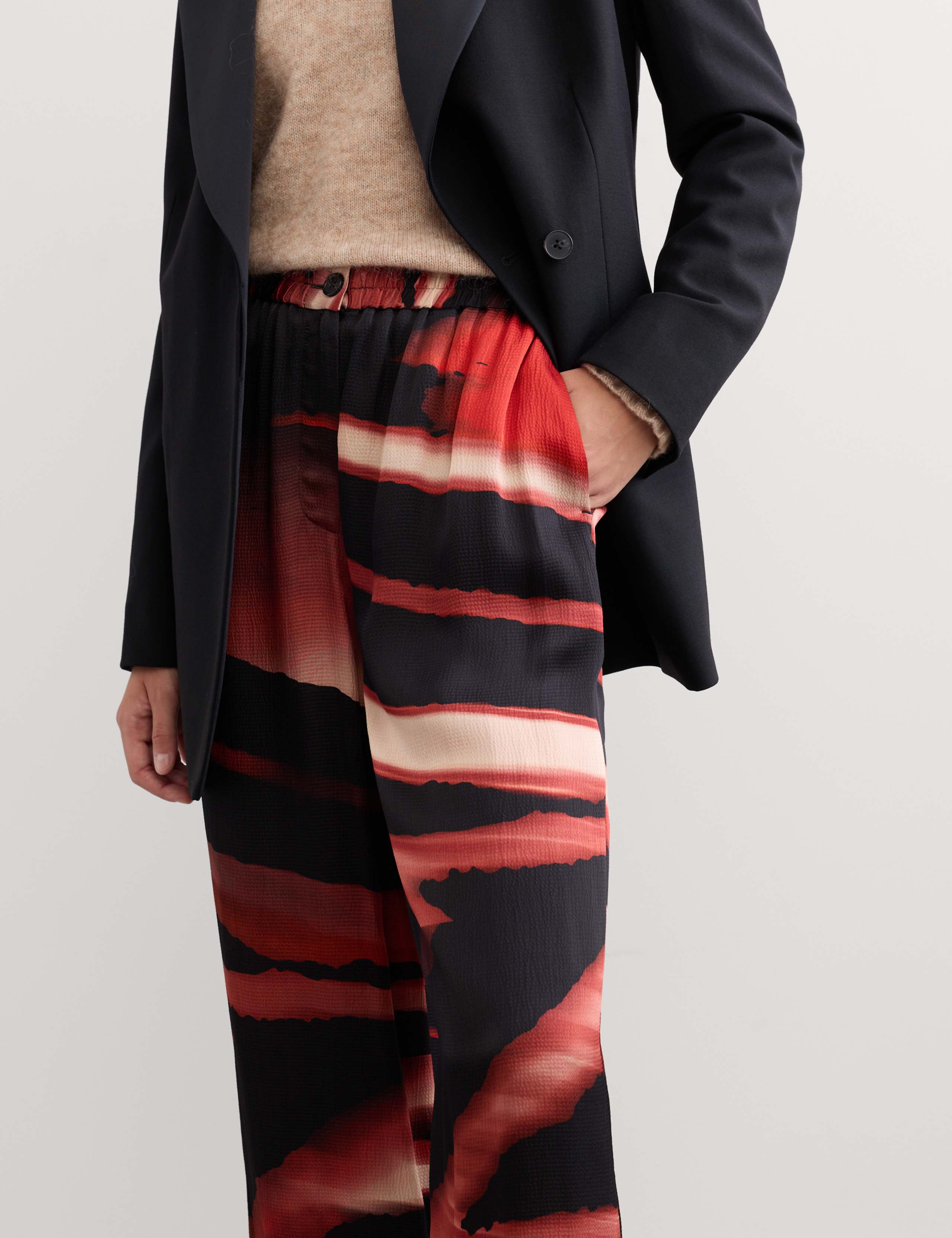 Printed Wide Leg Trousers 4 of 7