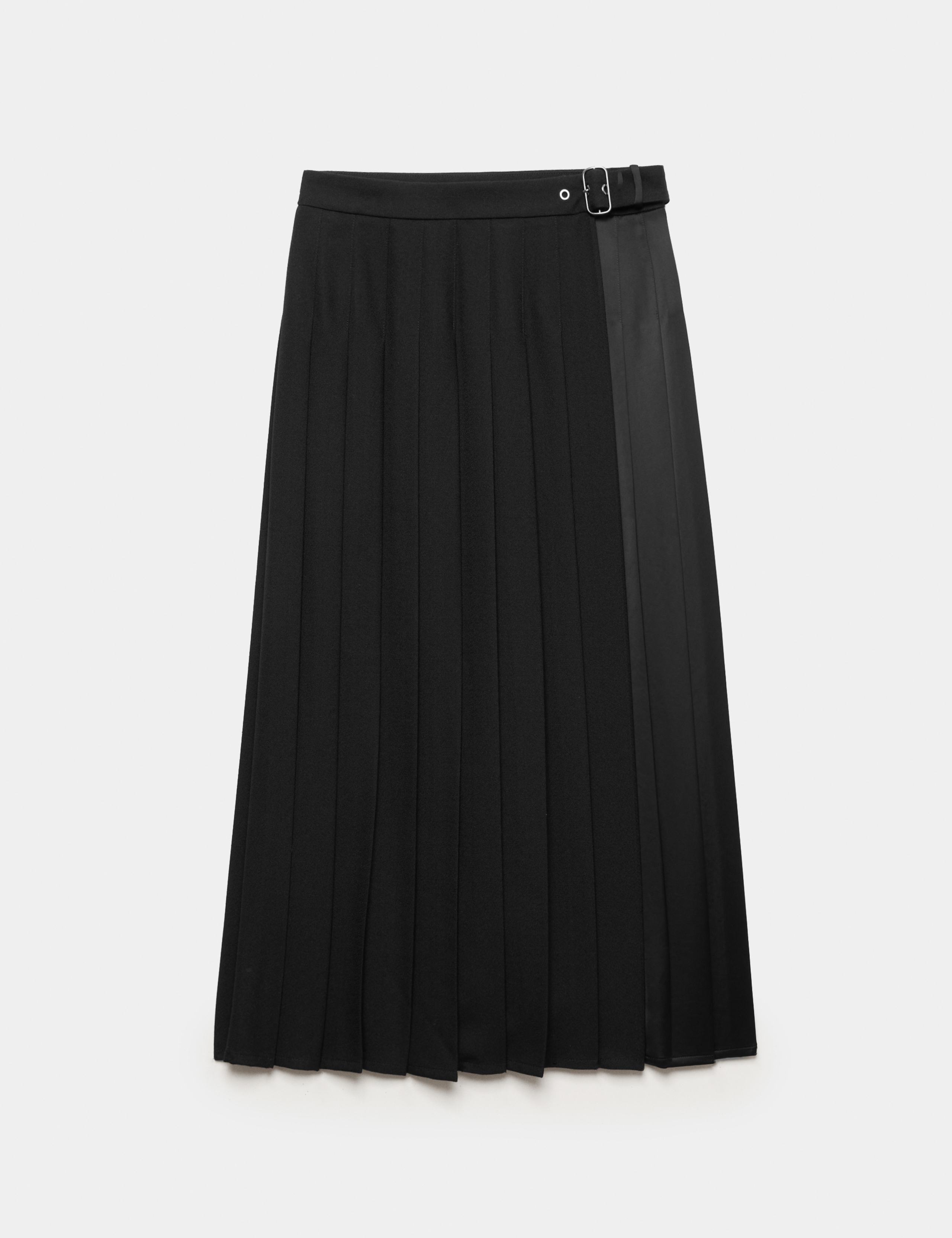 Pleated Wool Kilt Skirt 2 of 6