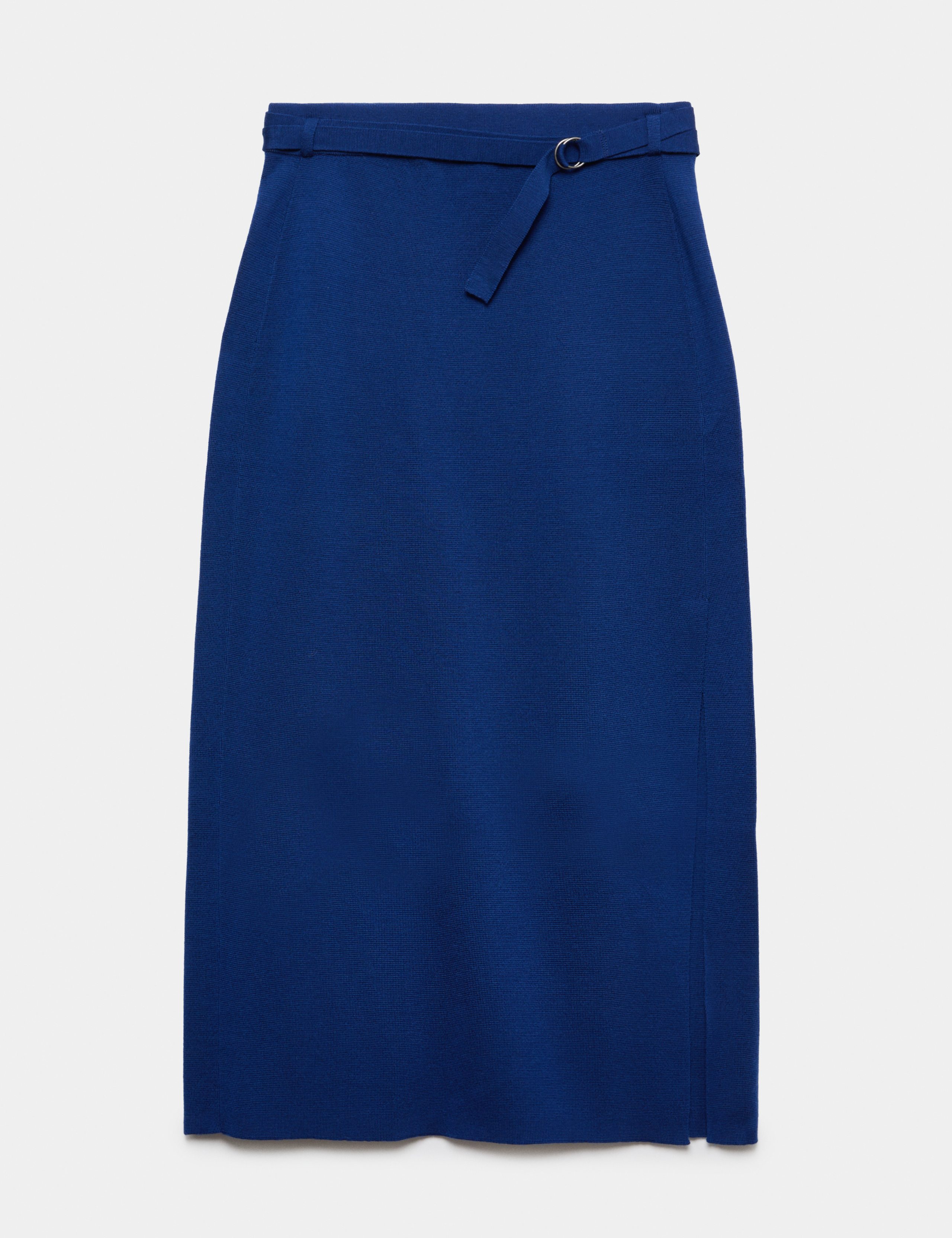 Pure Merino Wool Midi Column Knitted Skirt 2 of 6
