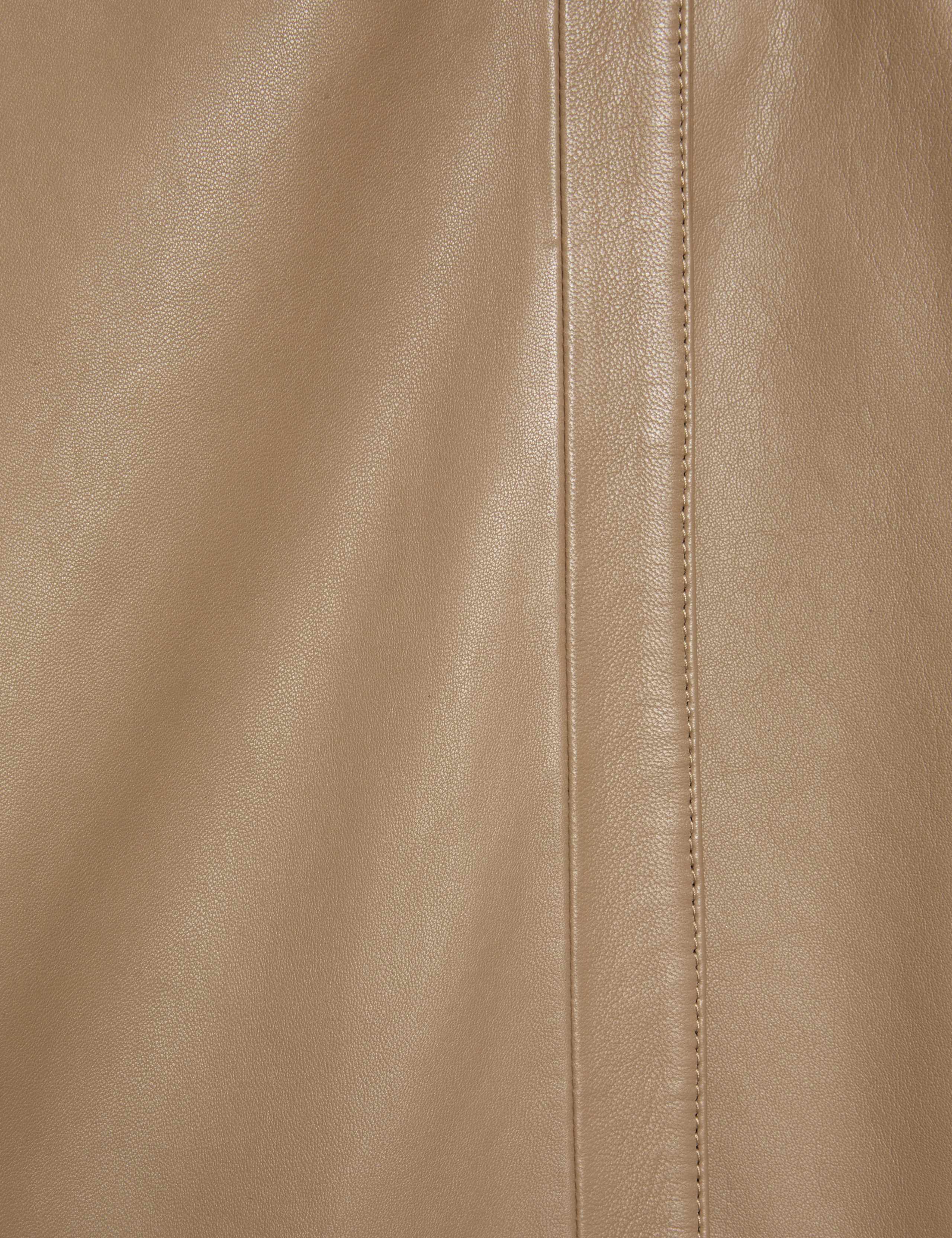 Leather Midi Wrap Skirt 7 of 7