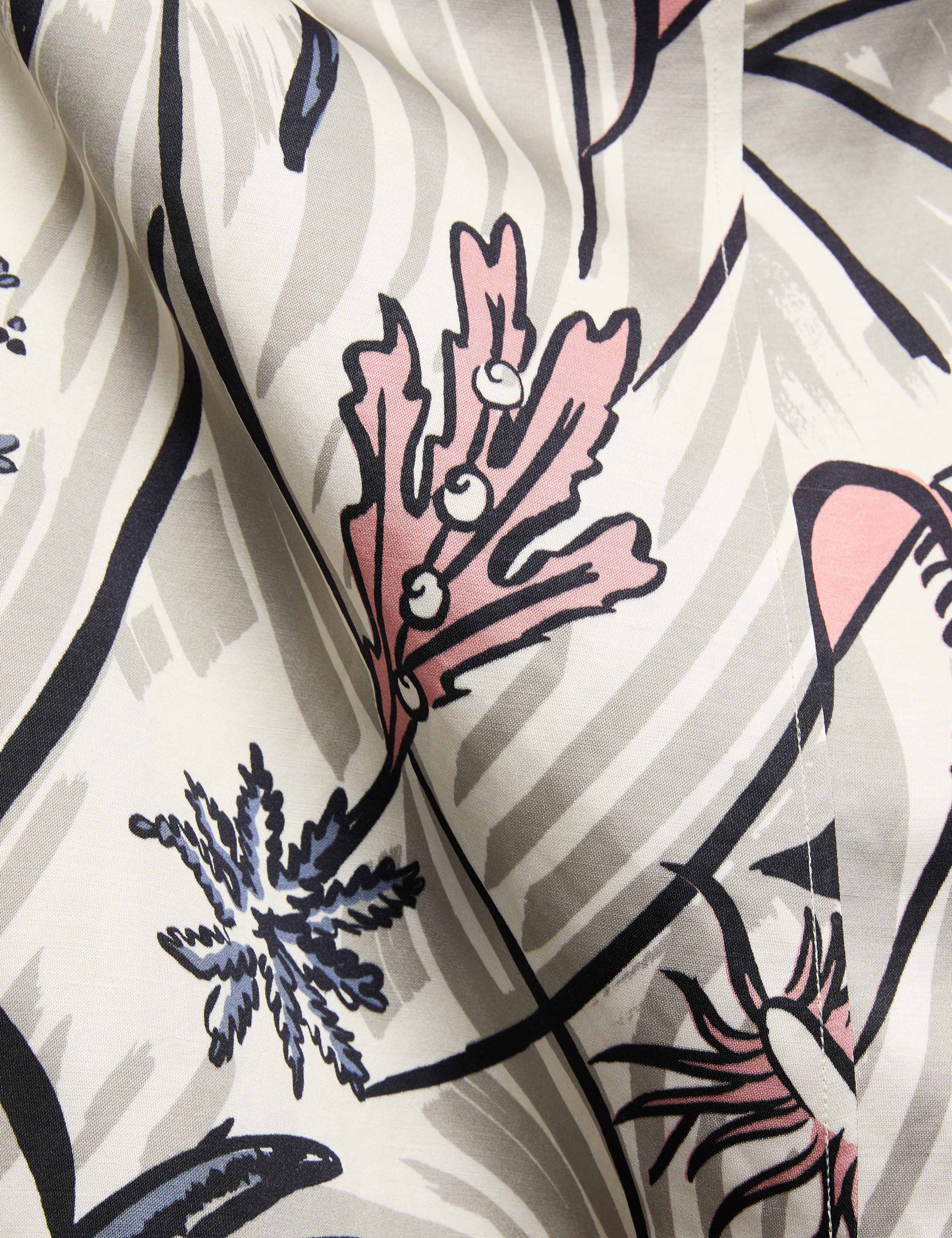 Floral Midi A-Line Skirt 7 of 7
