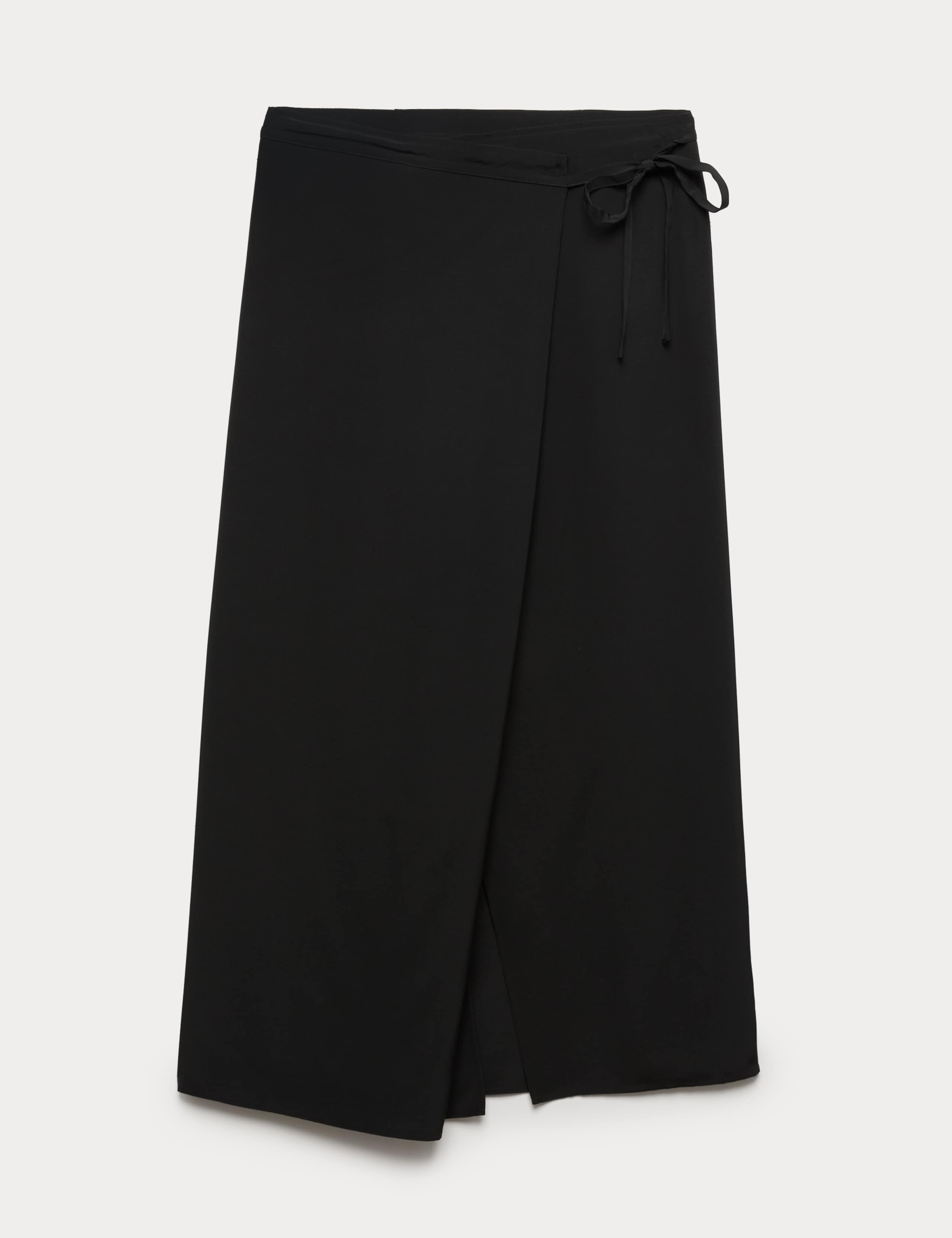 Pure Silk Midi Wrap Skirt 2 of 6