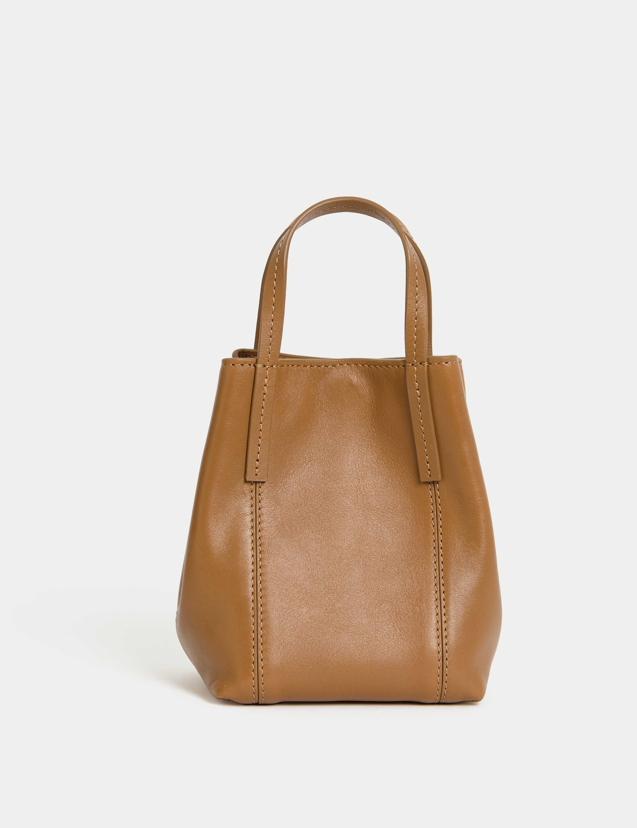Leather Top Handle Cross Body Bag 5 of 6