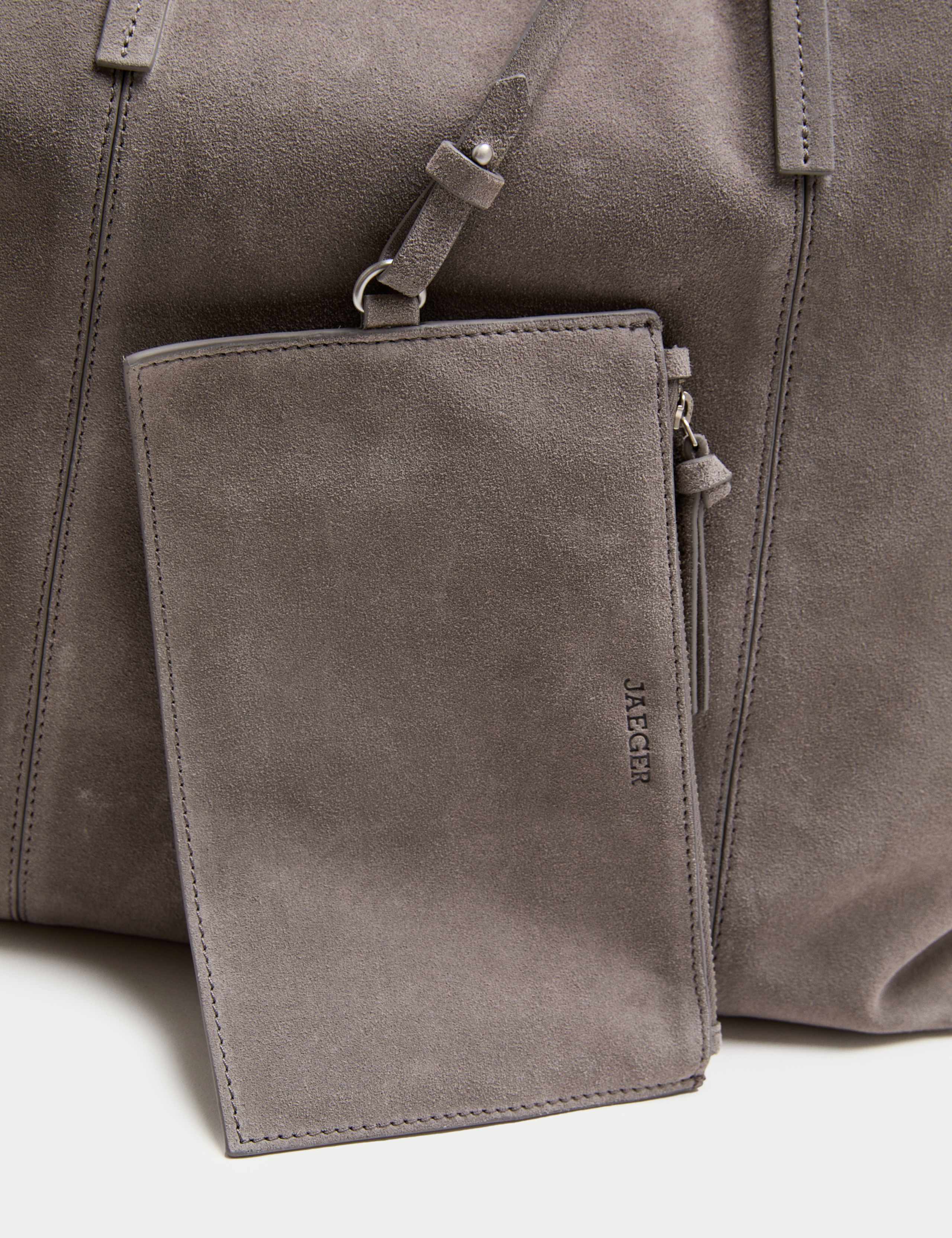 Suede Tote Bag 2 of 4